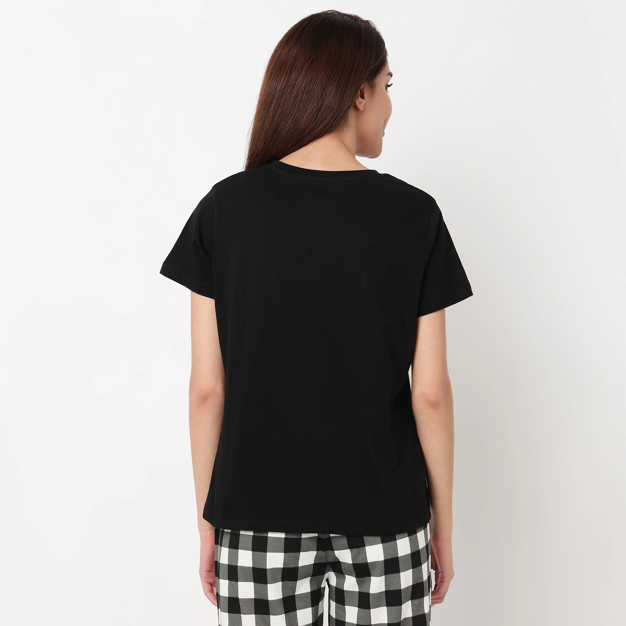 Cotton Printed Lounge T-Shirt - Image 3