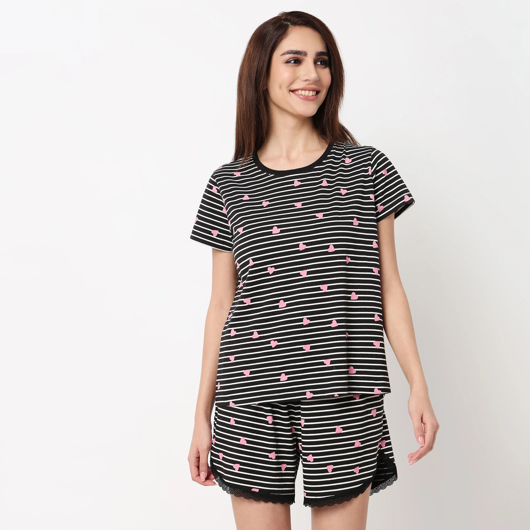Cotton Printed Lounge T-Shirt - Image 2