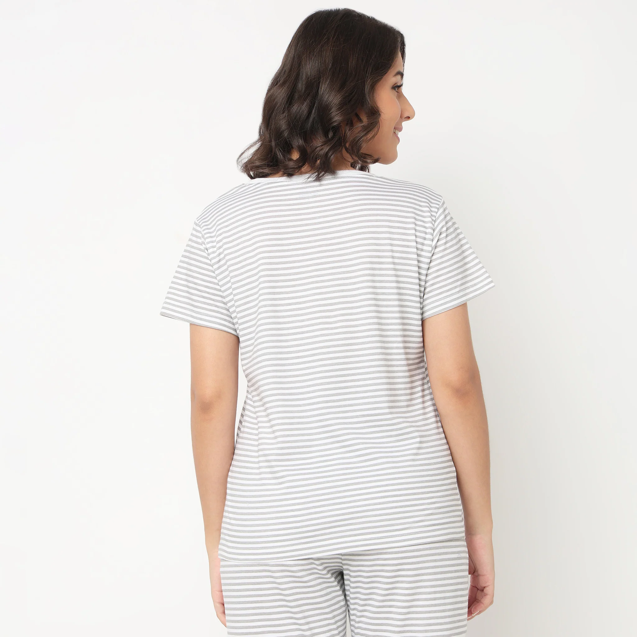 Cotton Printed Lounge T-Shirt - Image 3