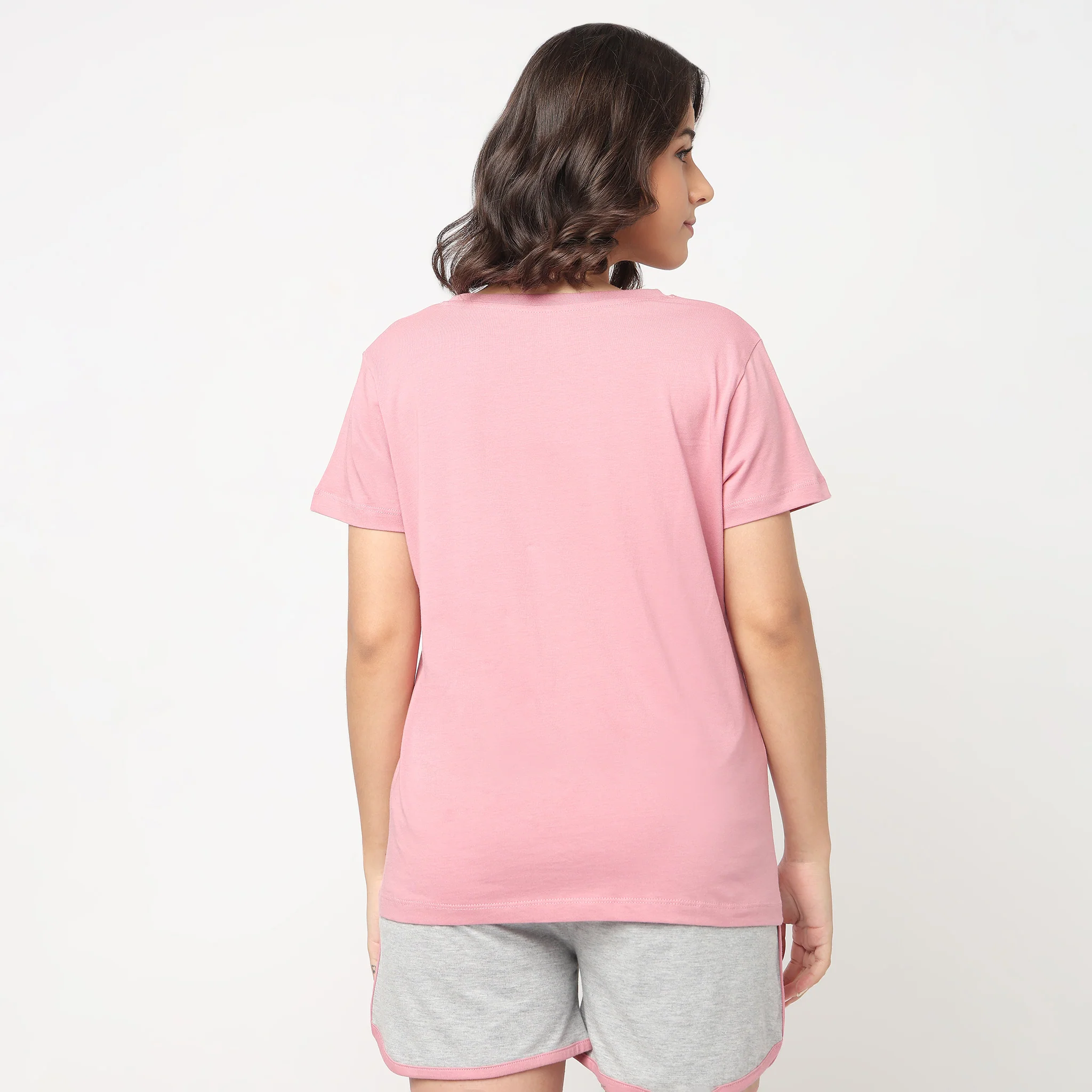 Cotton Printed Lounge T-Shirt - Image 3