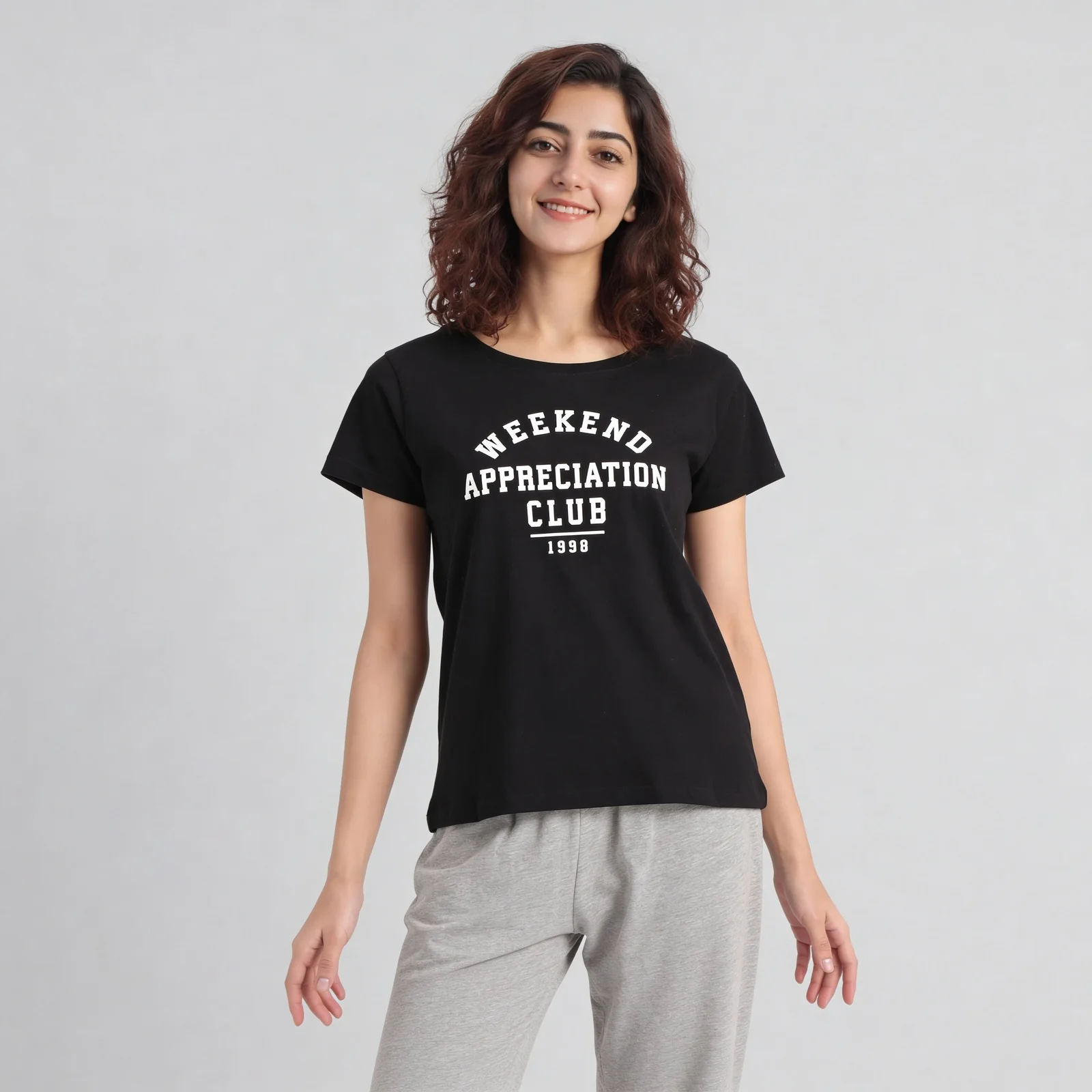 Cotton Printed Lounge T-Shirt - Image 2