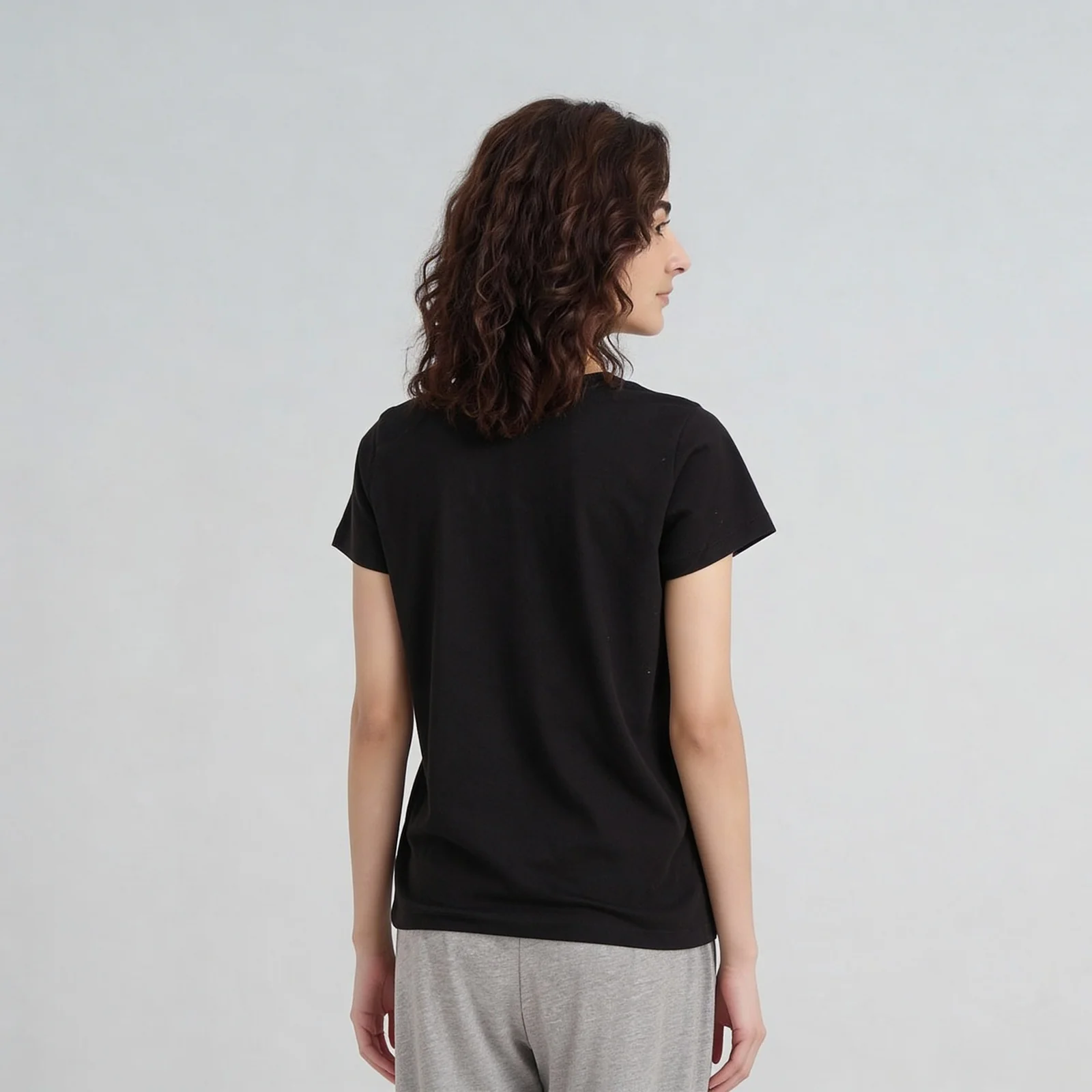 Cotton Printed Lounge T-Shirt - Image 3