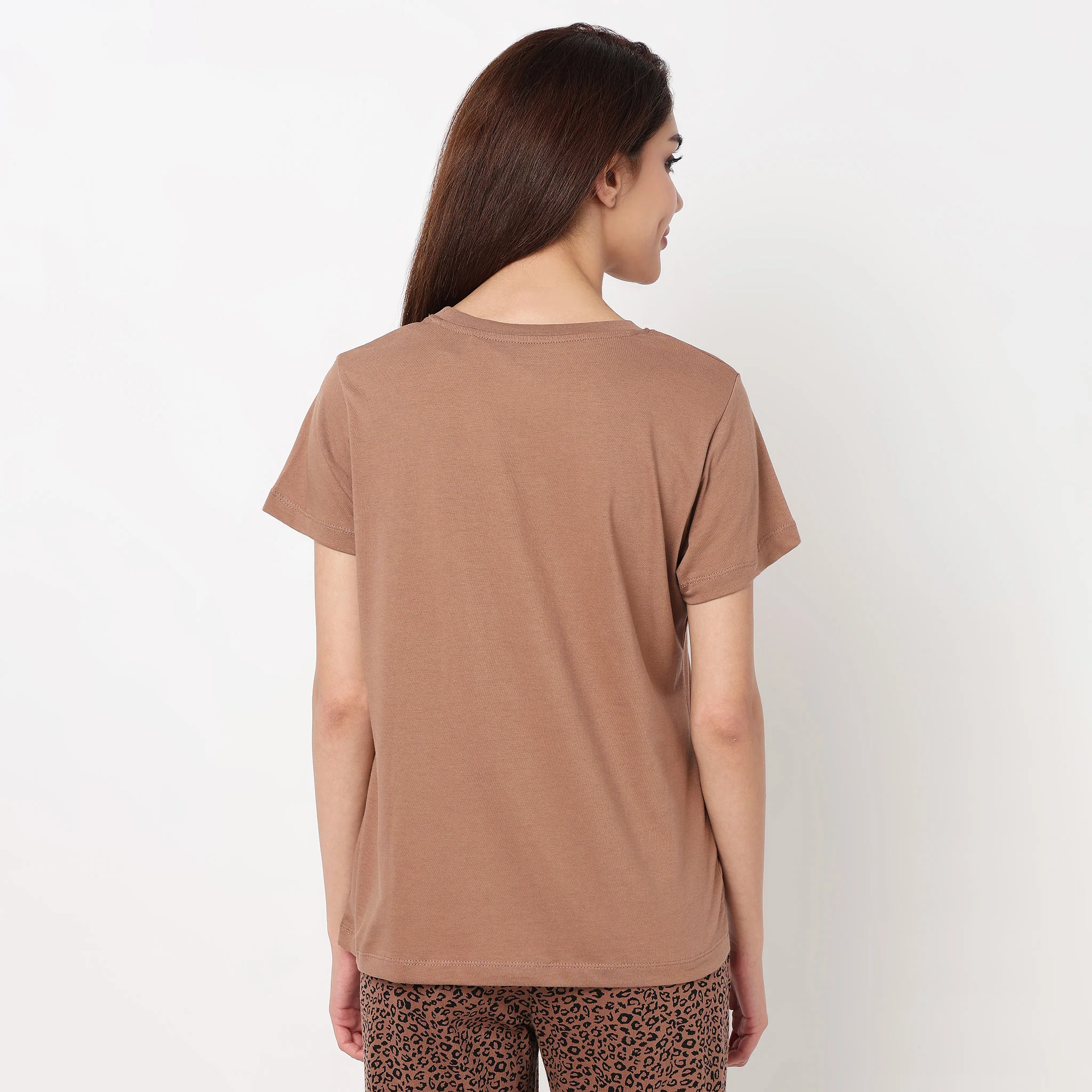 Cotton Printed Lounge T-Shirt - Image 3