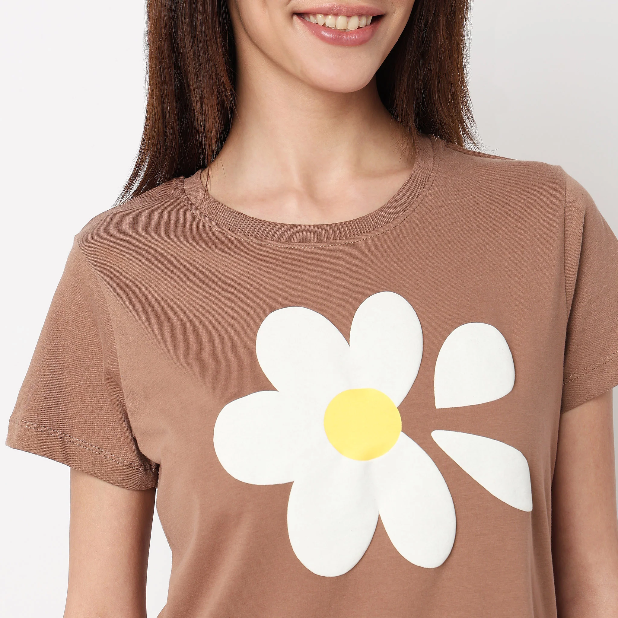 Cotton Printed Lounge T-Shirt - Image 4
