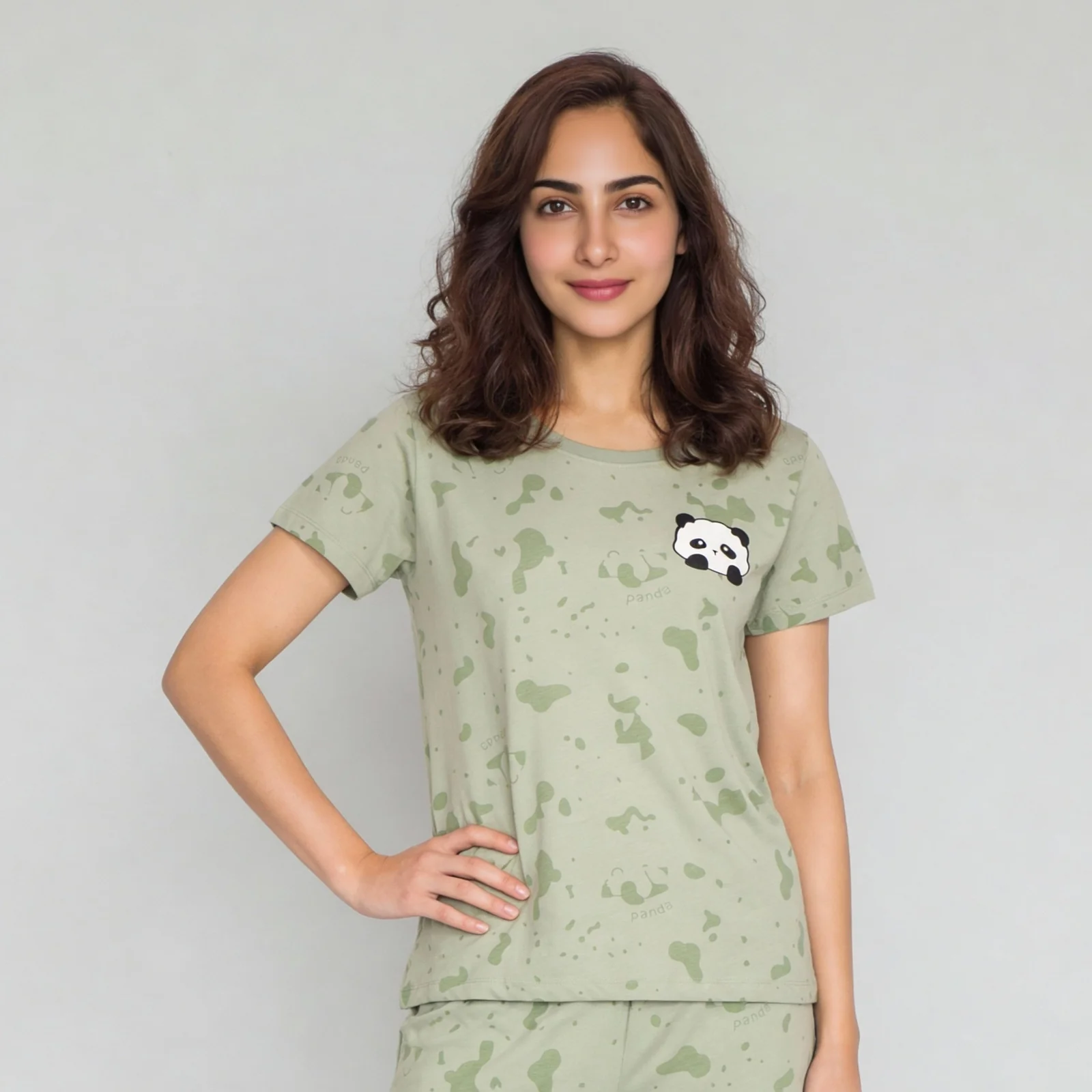 Cotton Printed Lounge Top - Image 2