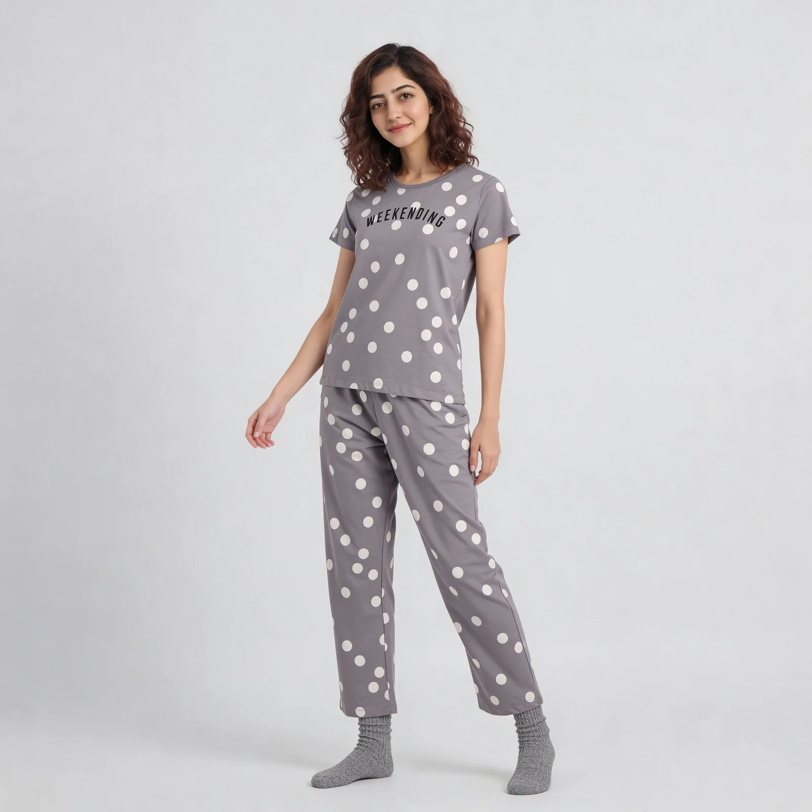 Cotton Printed Lounge Top