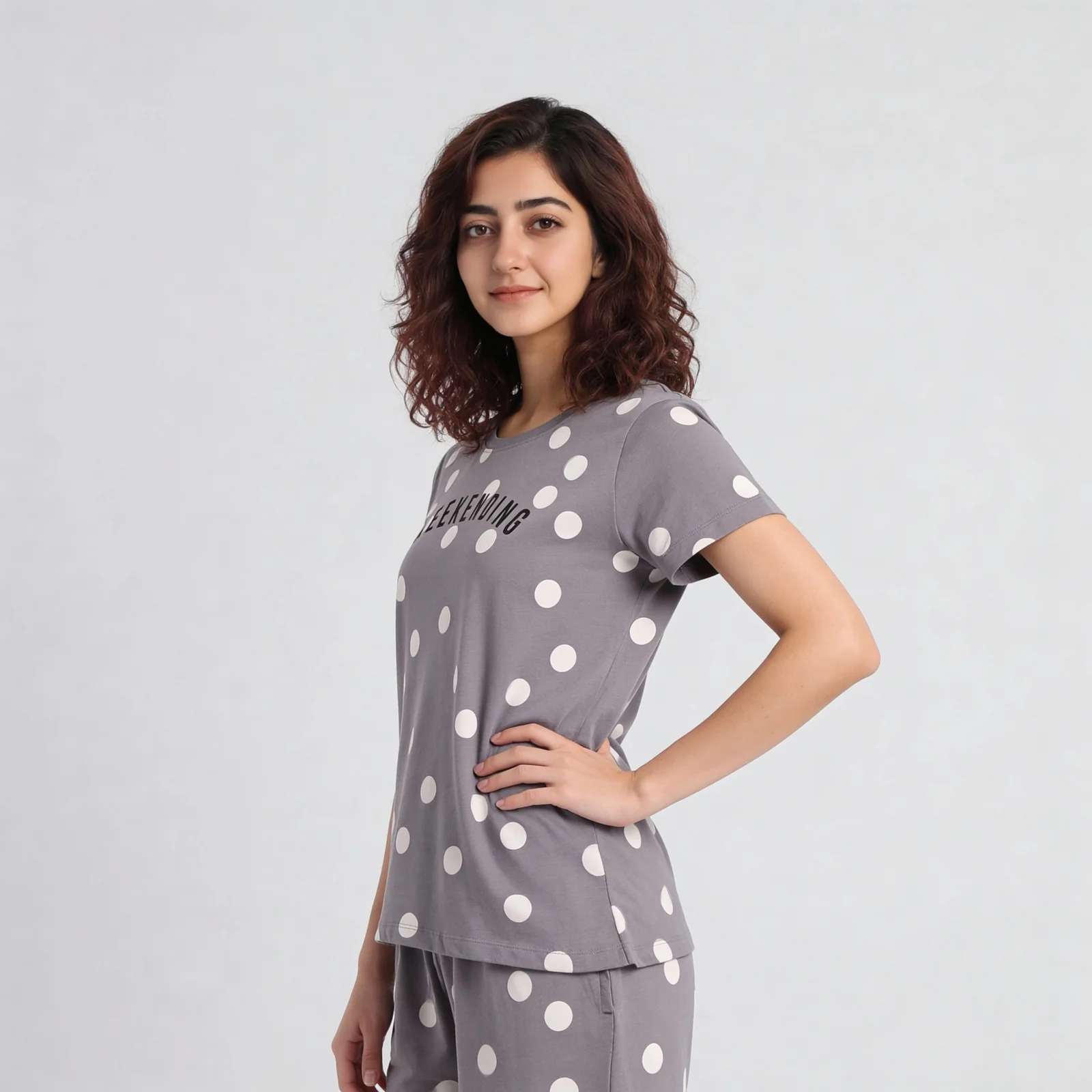 Cotton Printed Lounge Top - Image 2