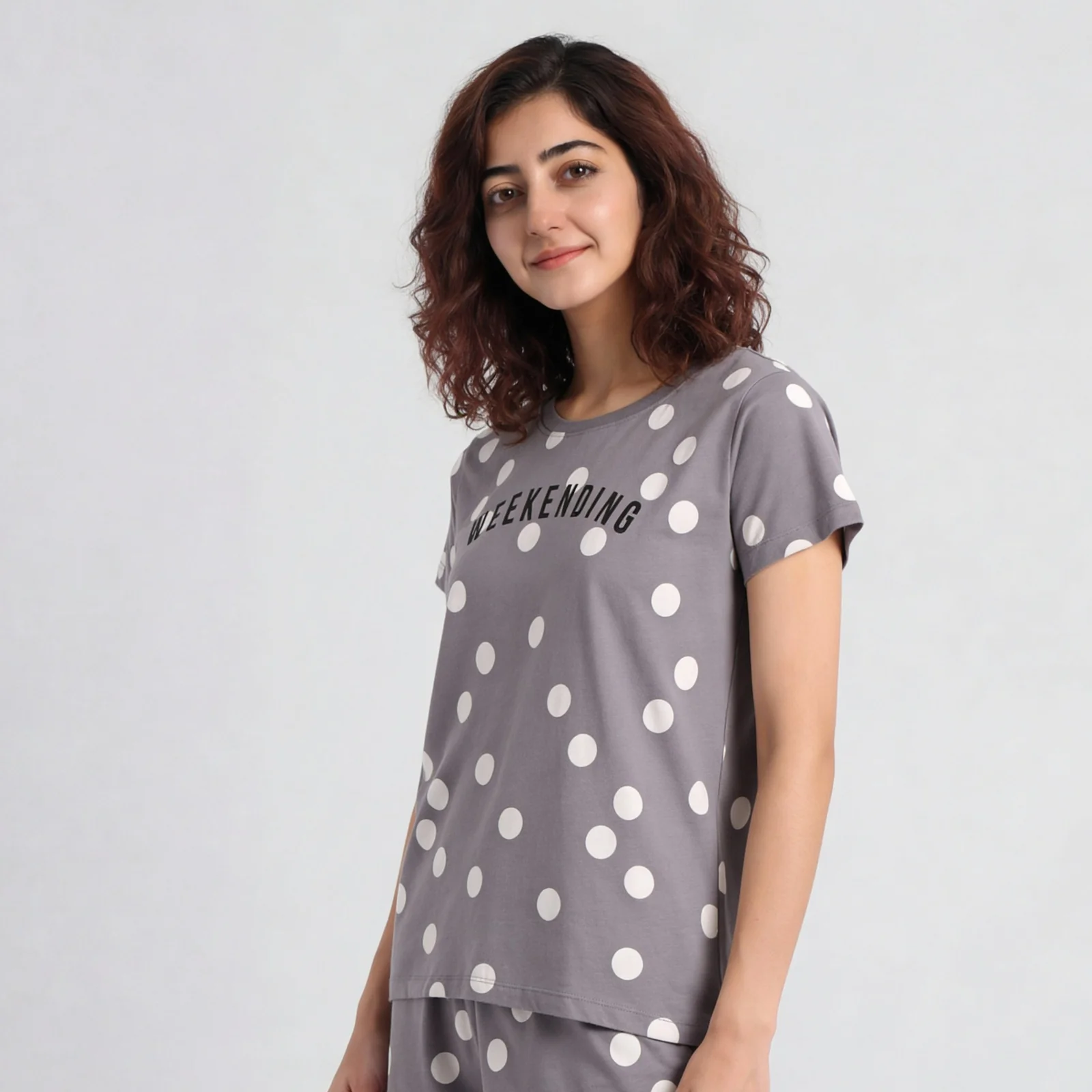 Cotton Printed Lounge Top - Image 5
