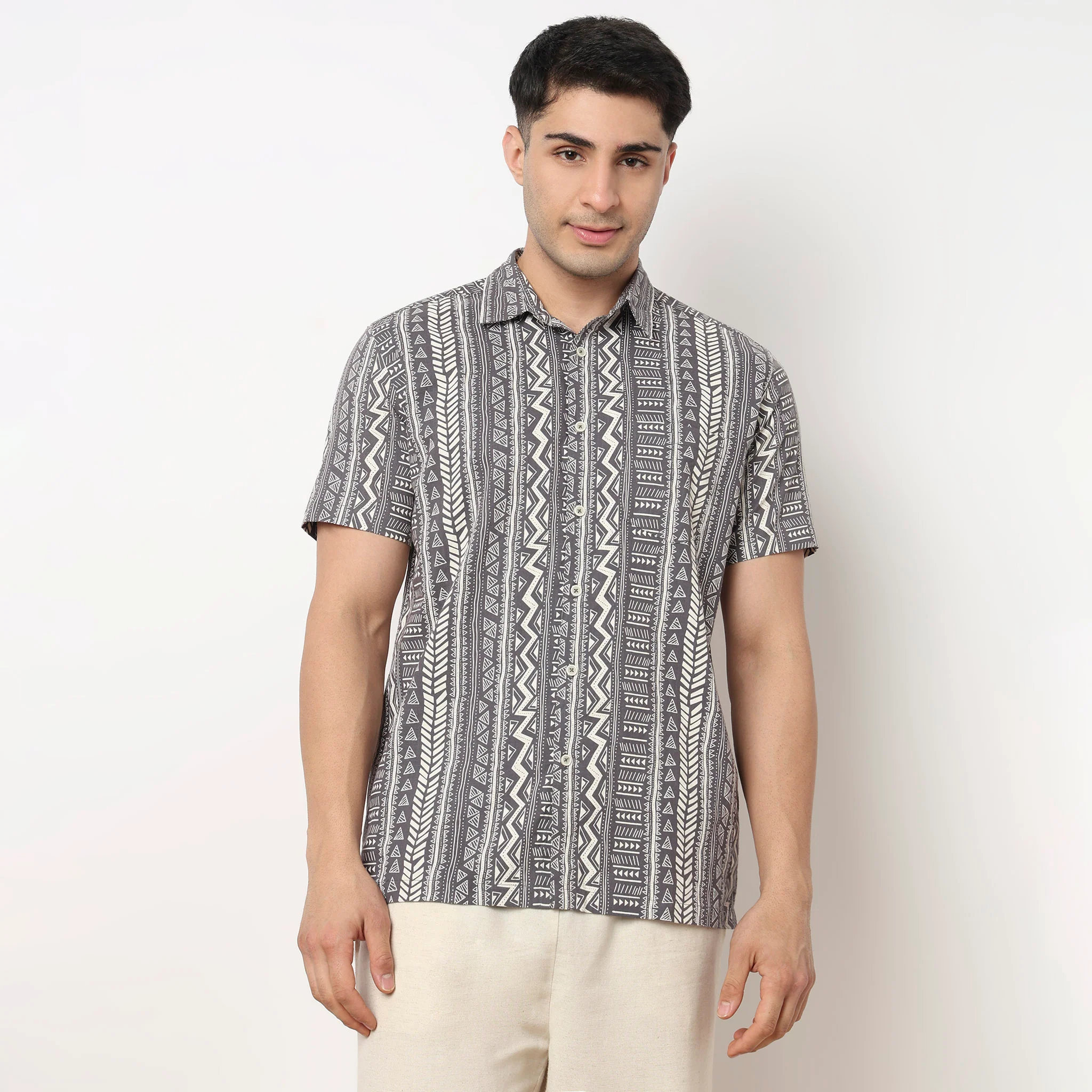 Cotton Printed Shirt - Image 2