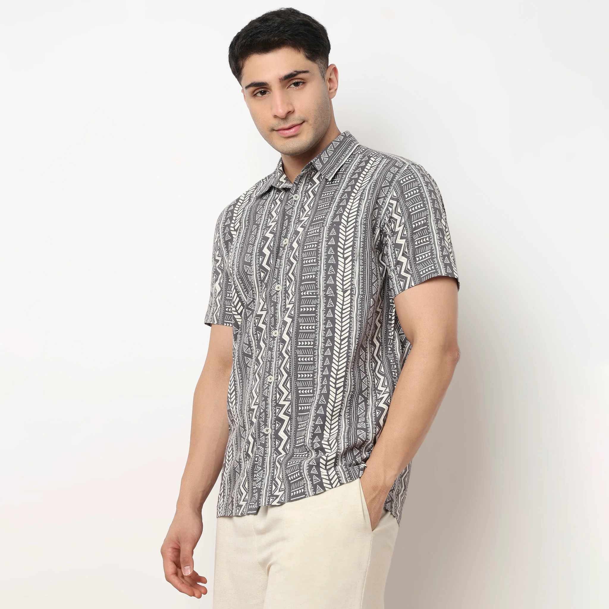 Cotton Printed Shirt - Image 5