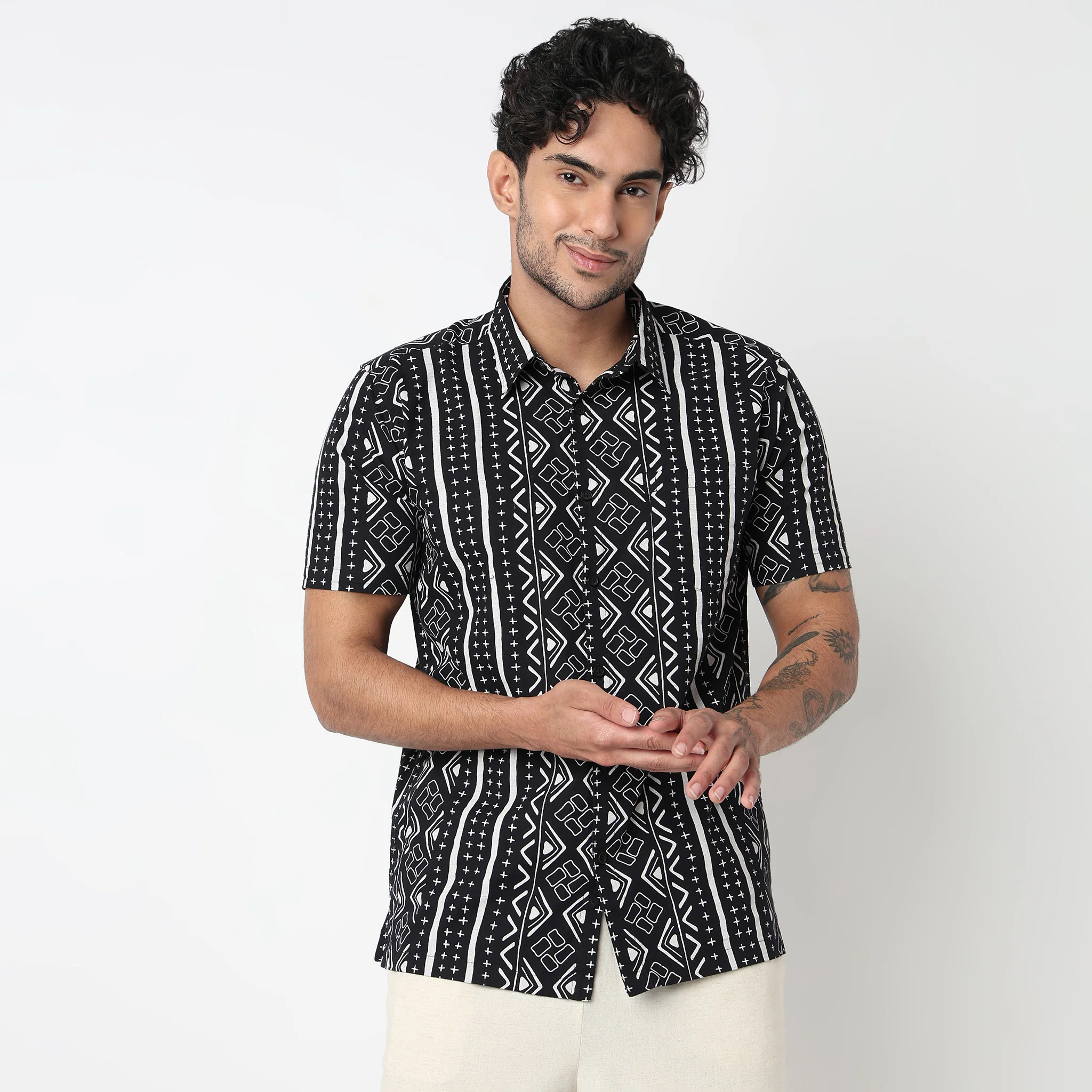 Cotton Printed Shirt - Image 2