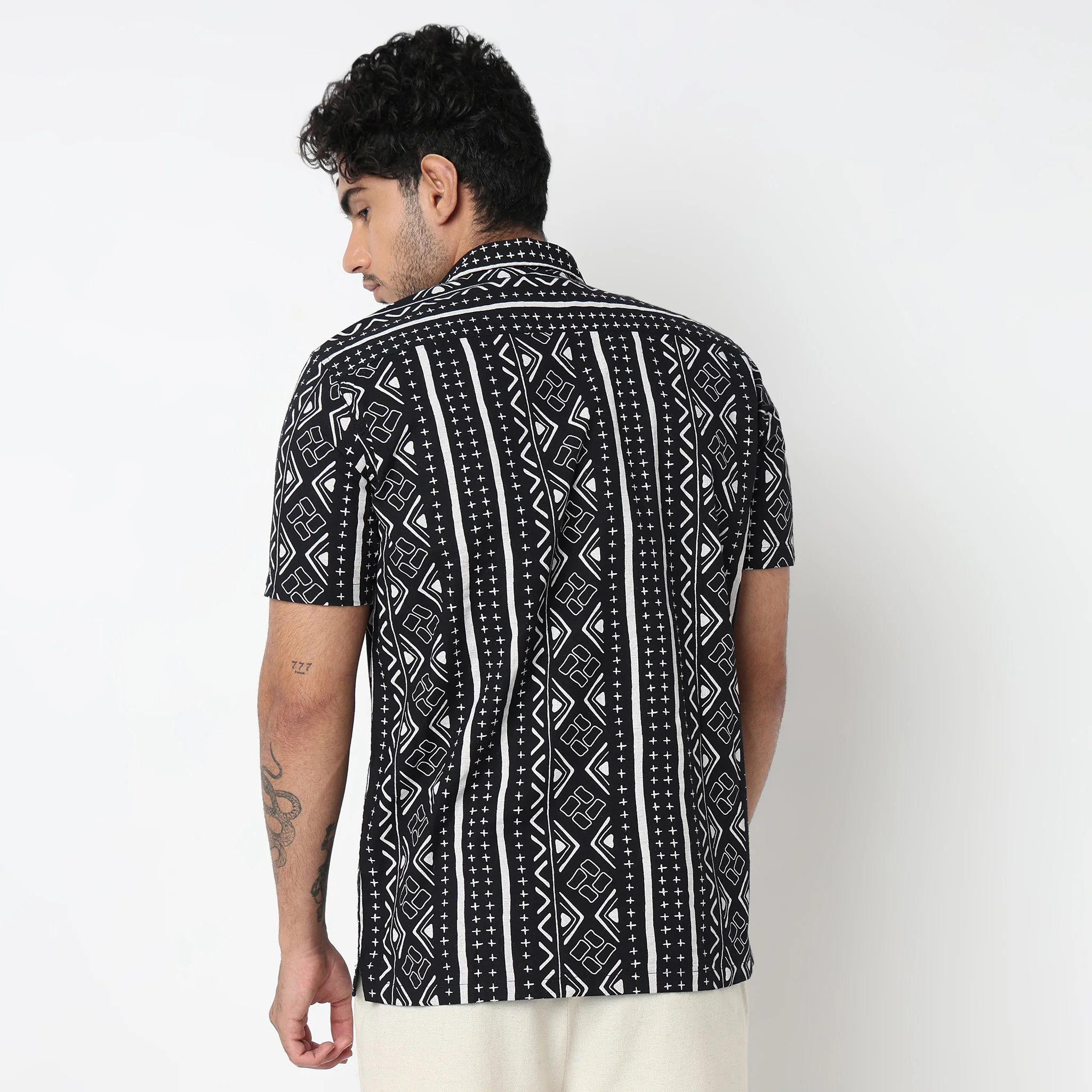 Cotton Printed Shirt - Image 3