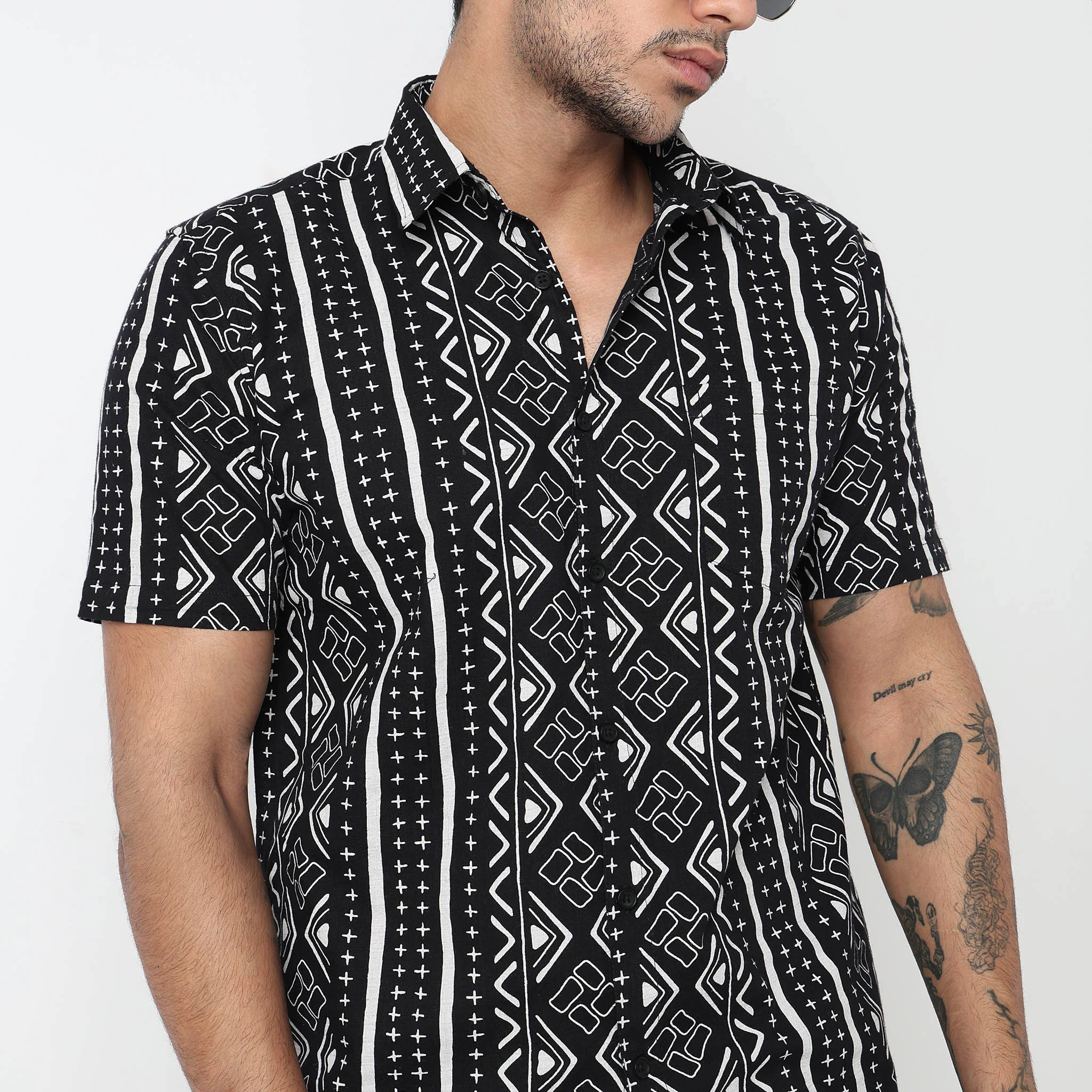 Cotton Printed Shirt - Image 4