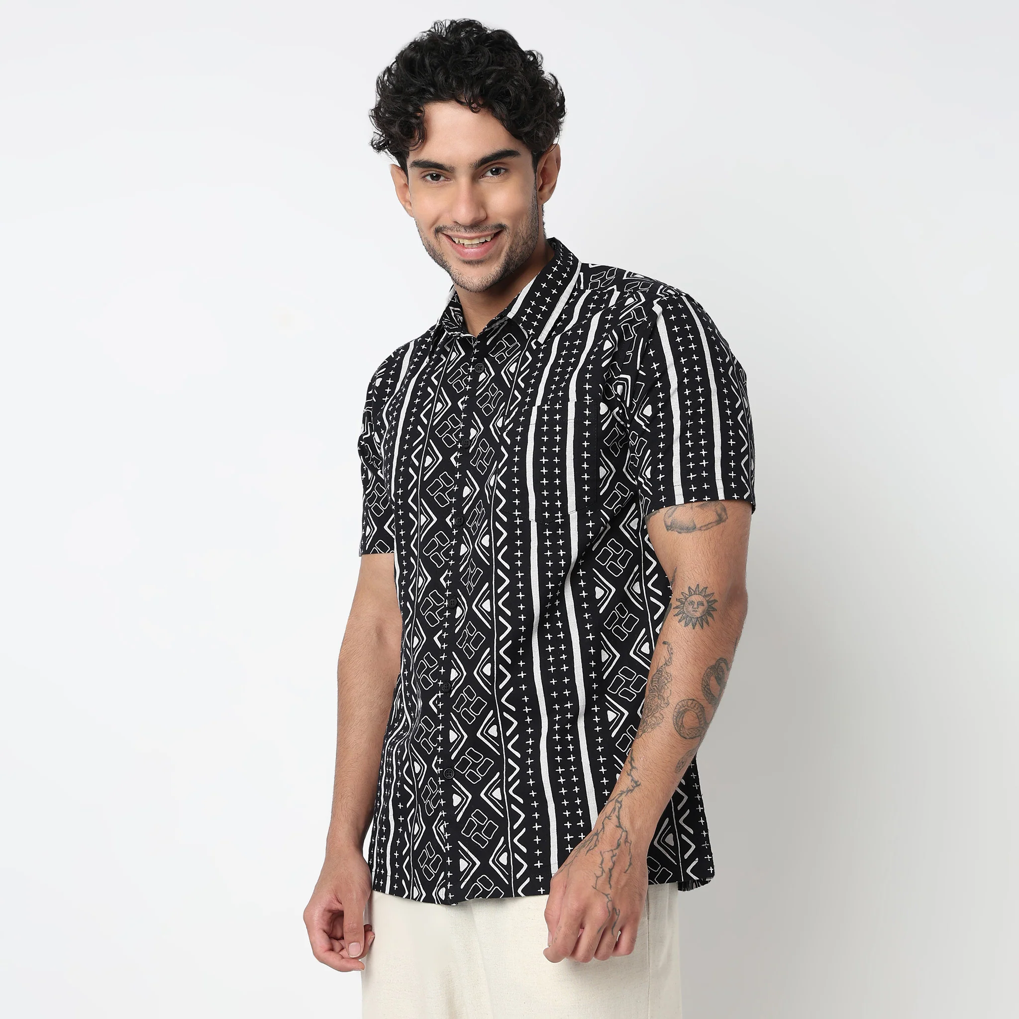 Cotton Printed Shirt - Image 5
