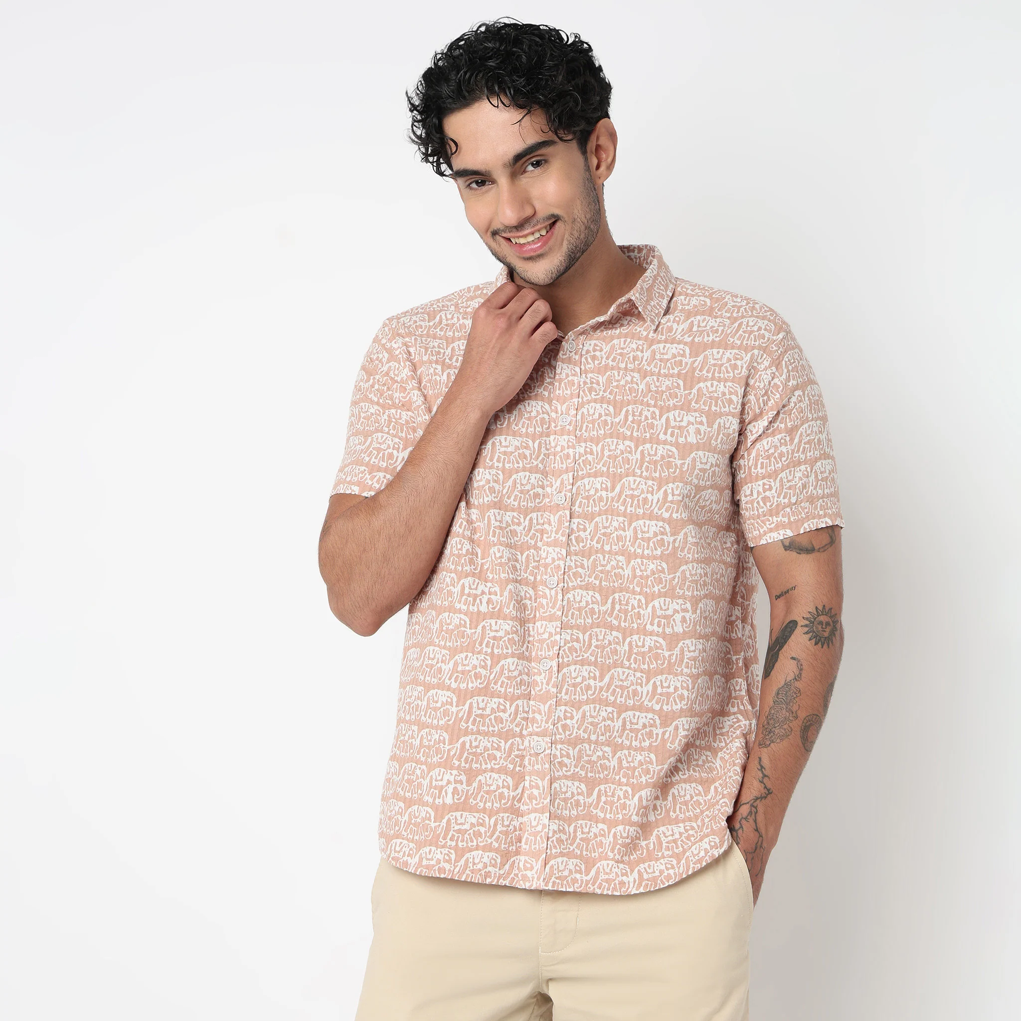 Cotton Printed Shirt - Image 2