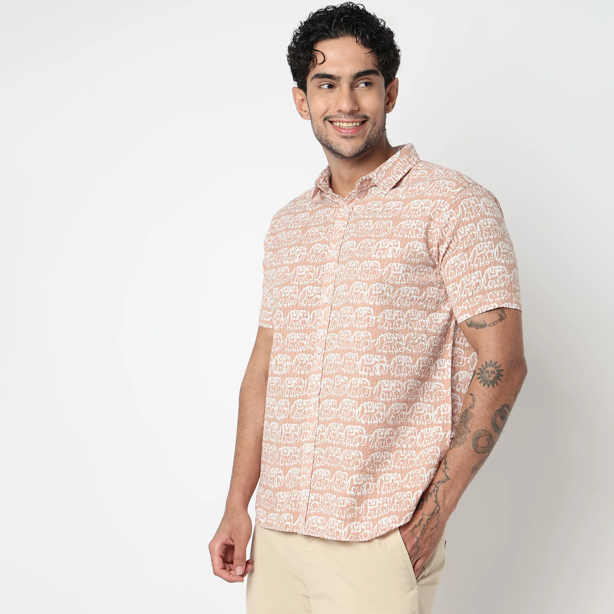 Cotton Printed Shirt - Image 5