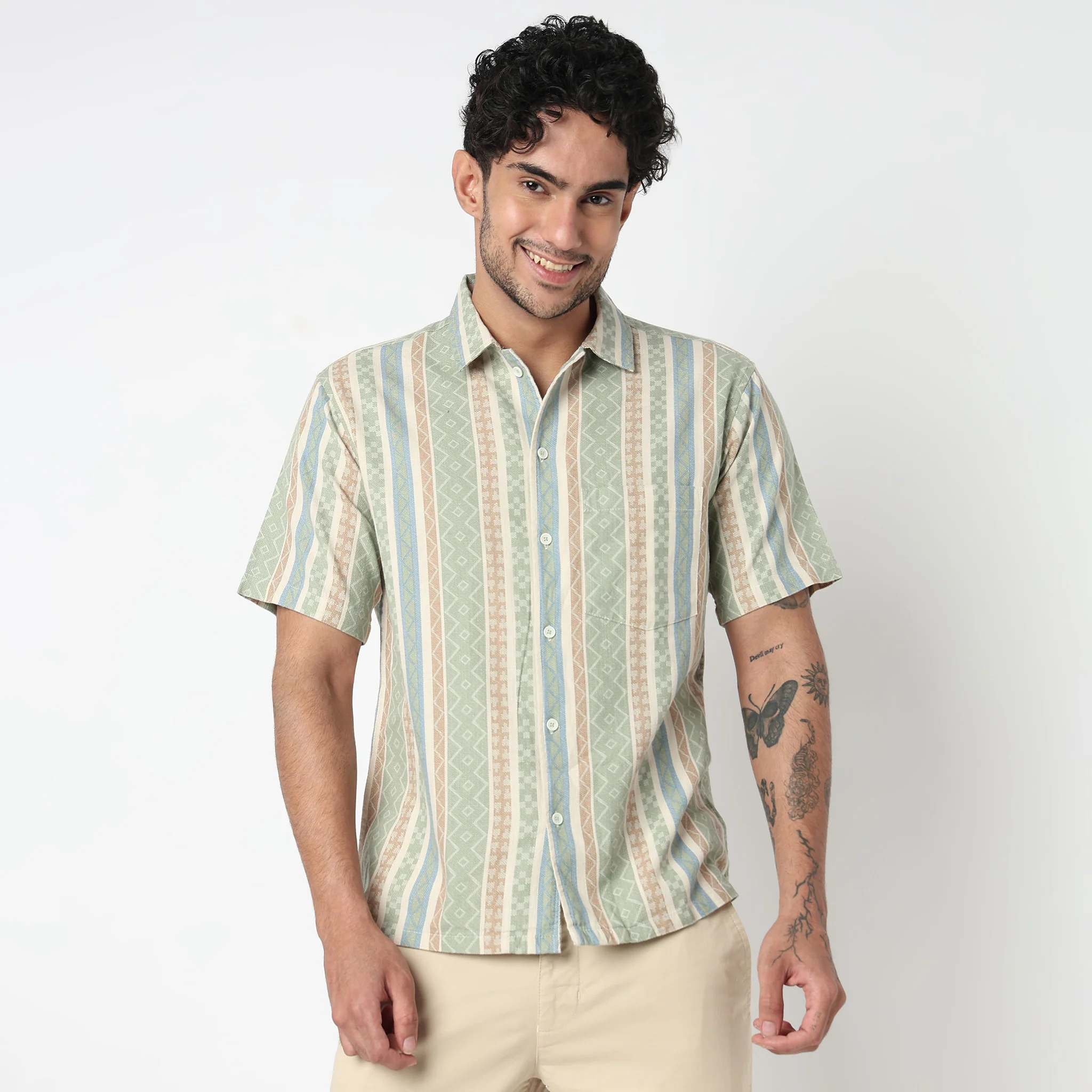 Cotton Printed Shirt - Image 2