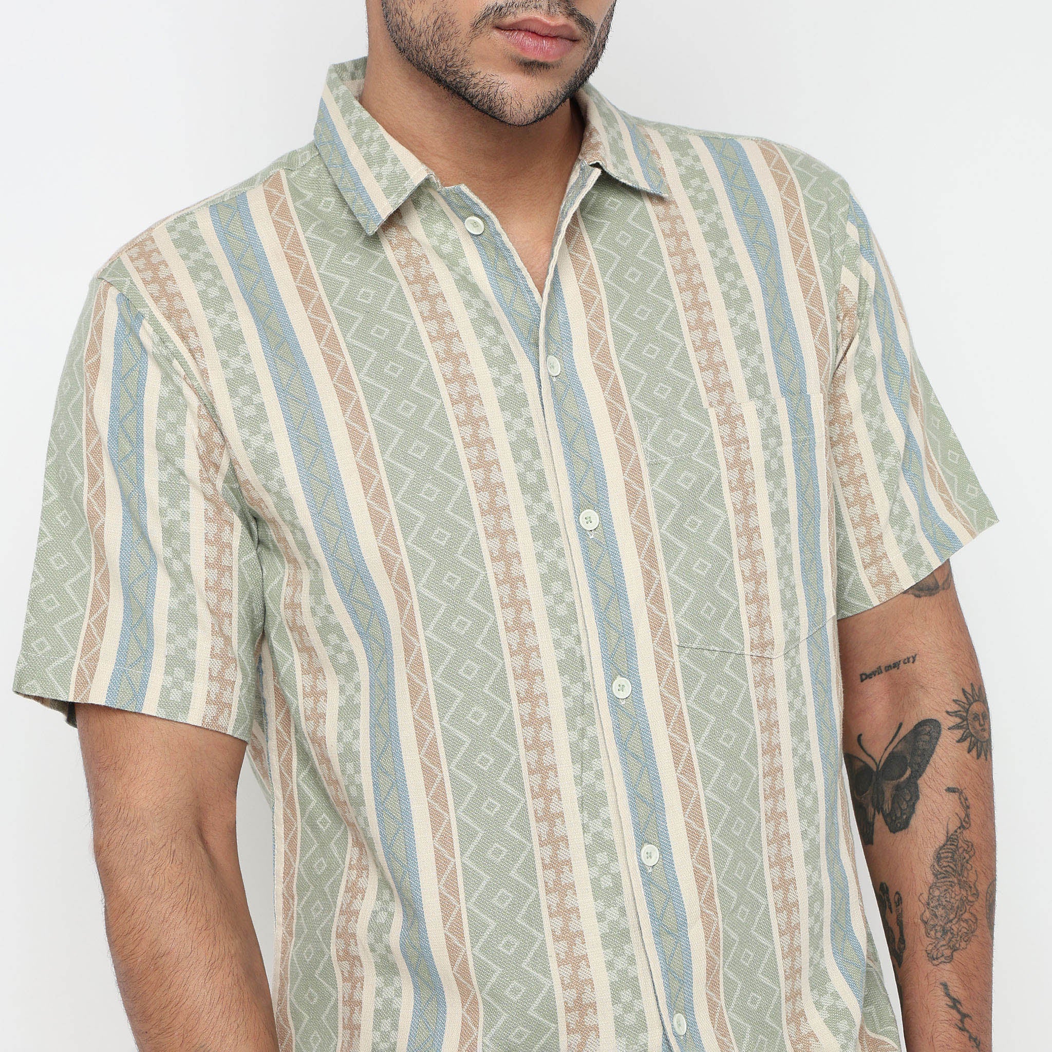 Cotton Printed Shirt - Image 4