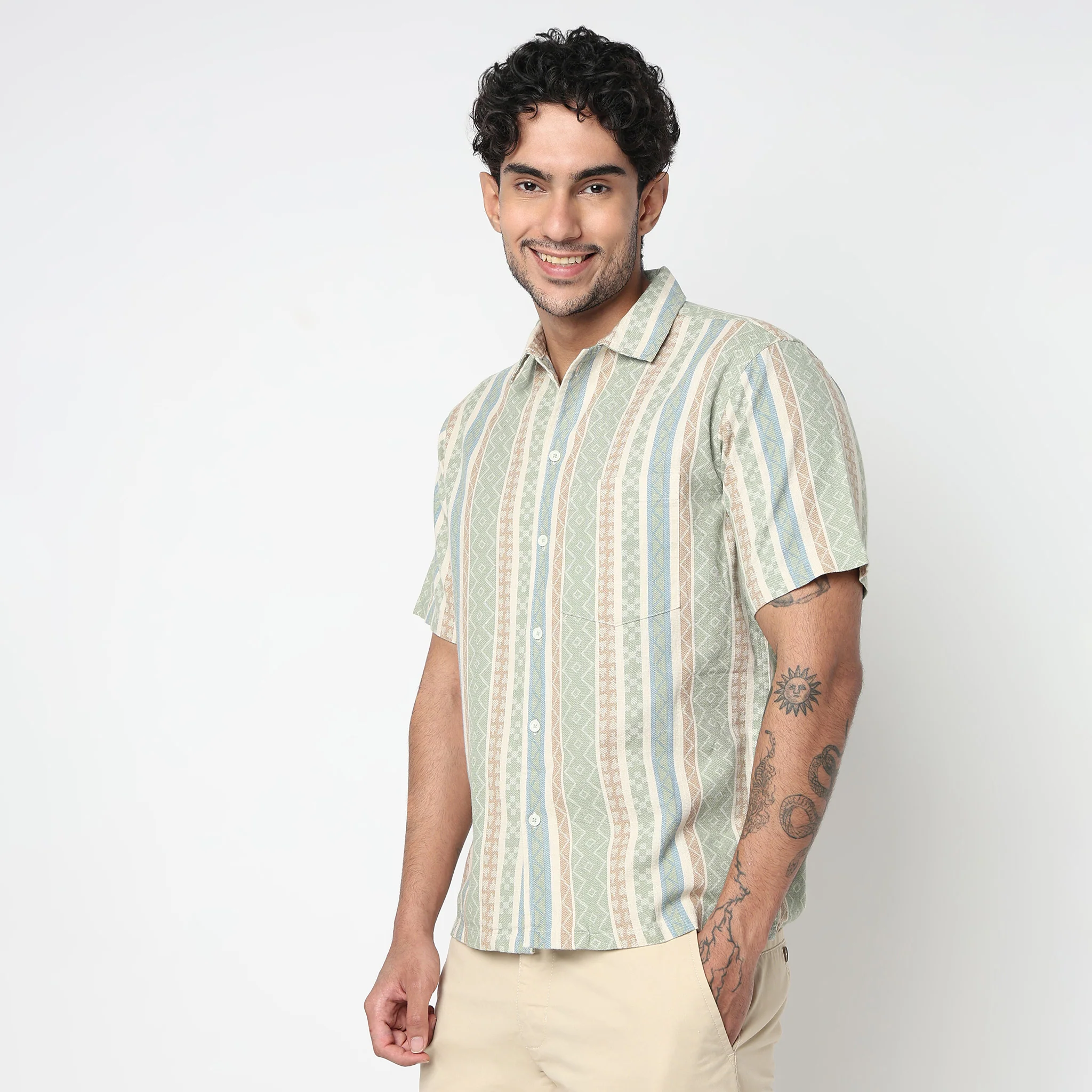 Cotton Printed Shirt - Image 5