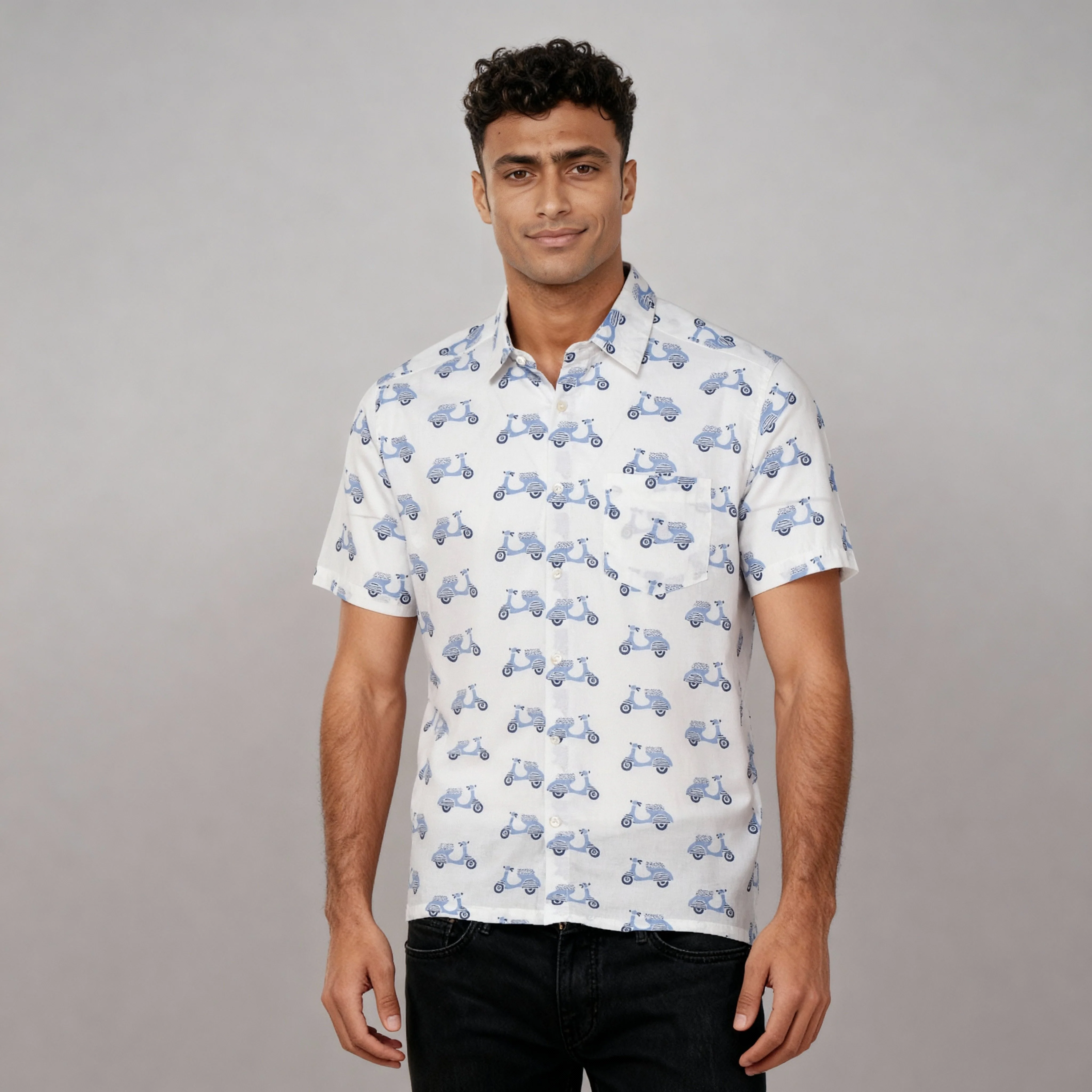 Cotton Printed Shirt - Image 2