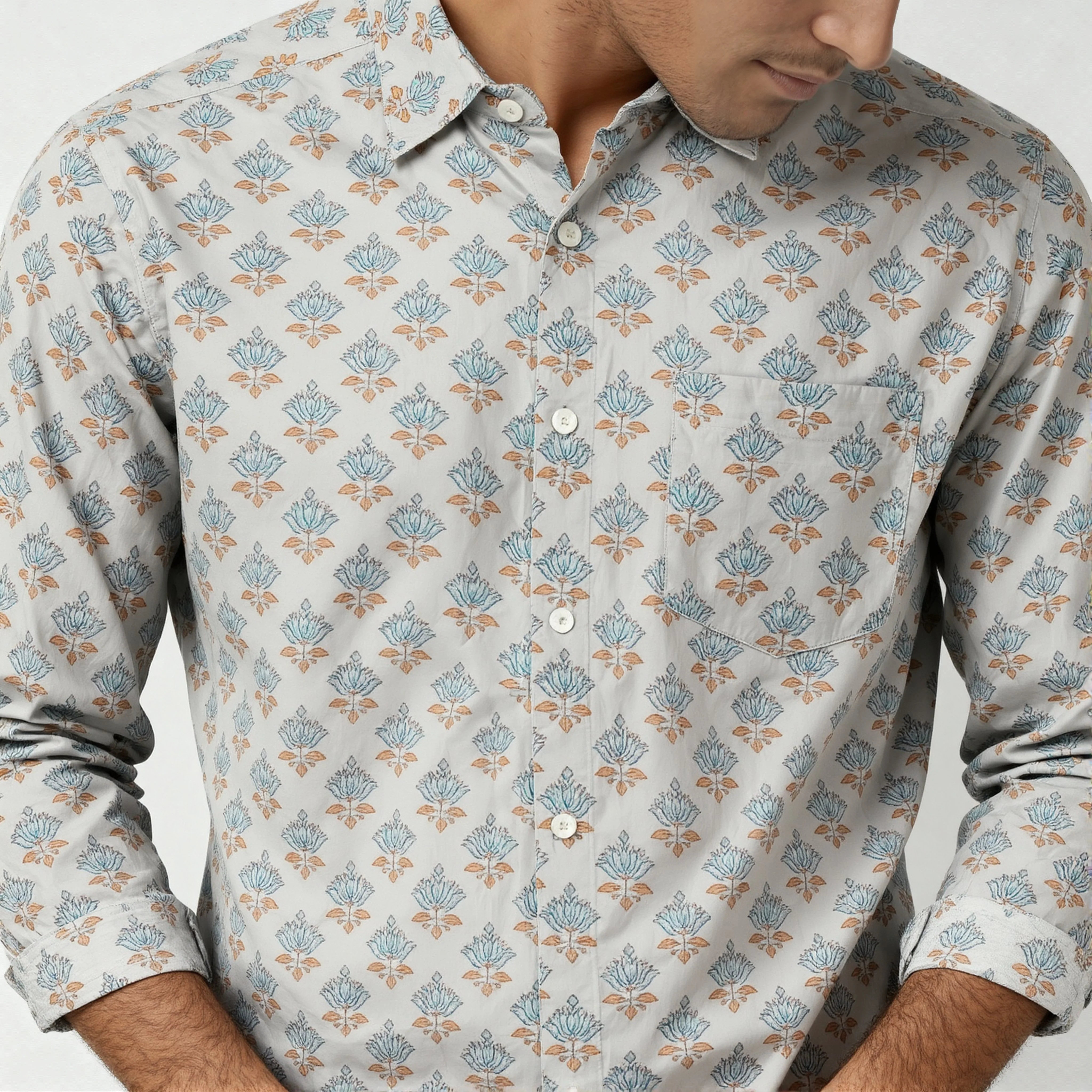 Cotton Printed Shirt - Image 4