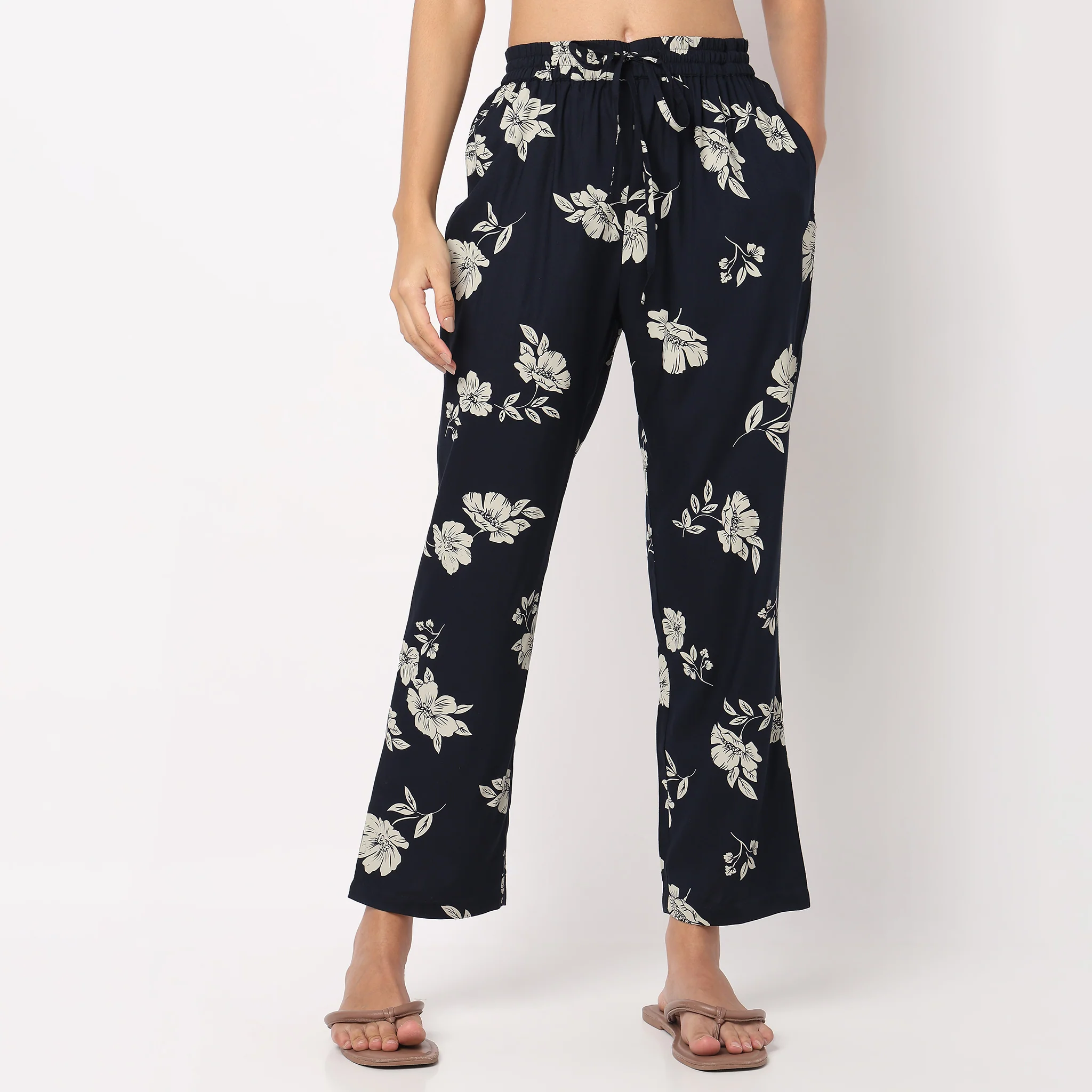 Cotton Printed Shirt with Pyjama Sleepwear Set - Image 7