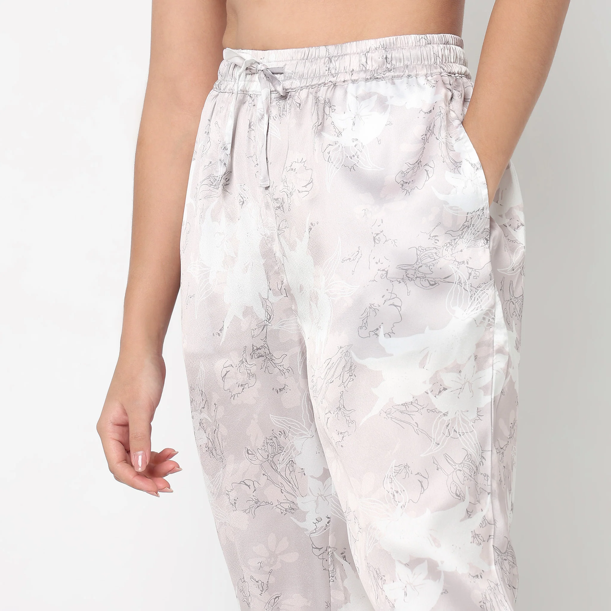 Cotton Printed Shirt with Pyjama Sleepwear Set - Image 7