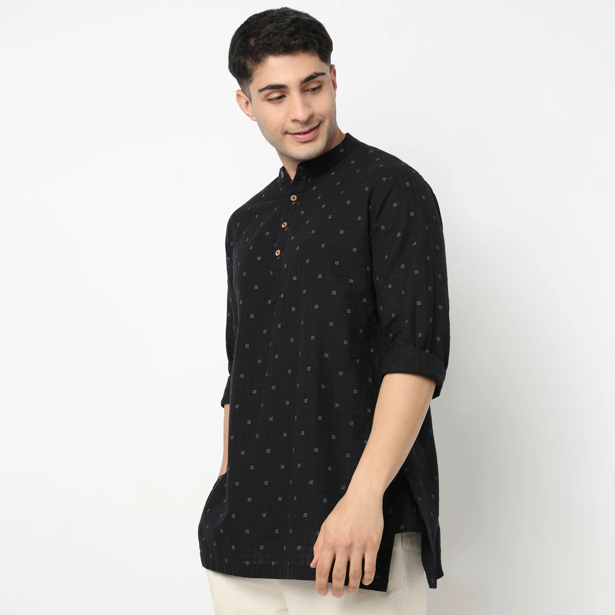 Cotton Printed Short Kurta - Image 5