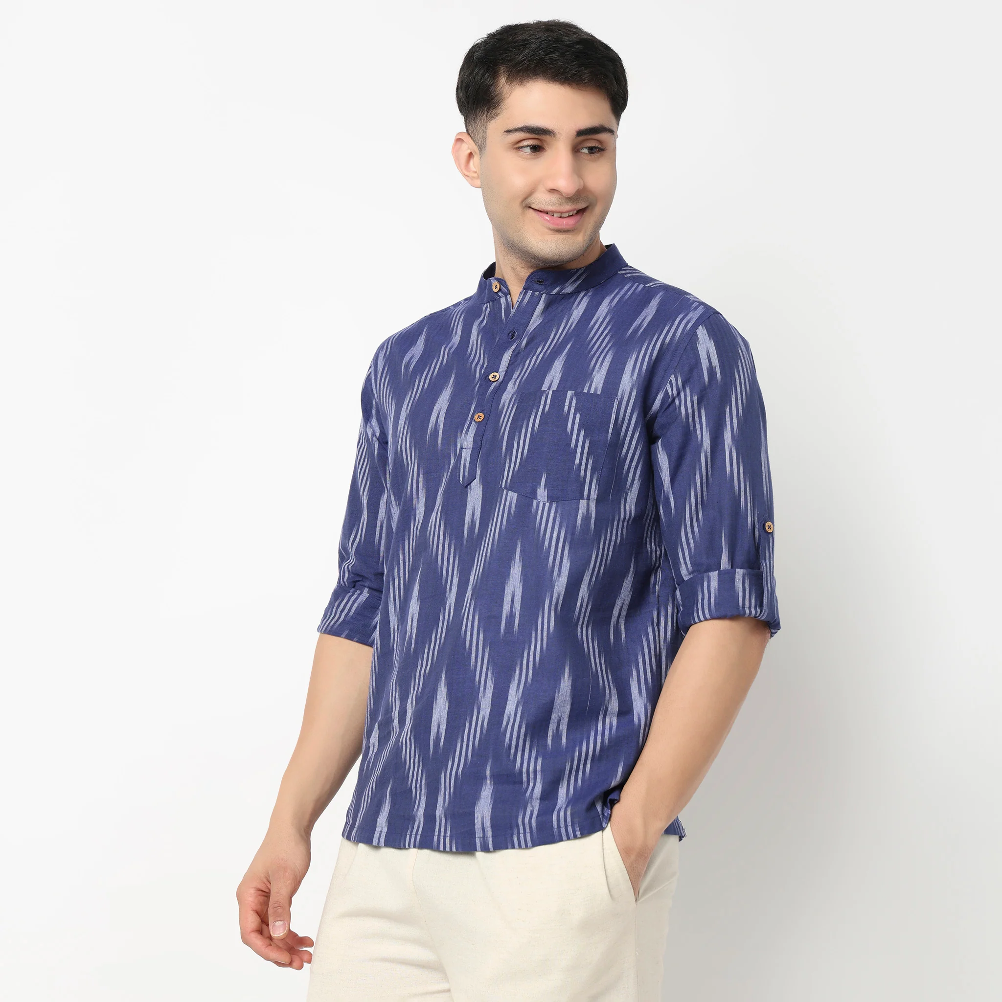 Cotton Printed Short Kurta - Image 2