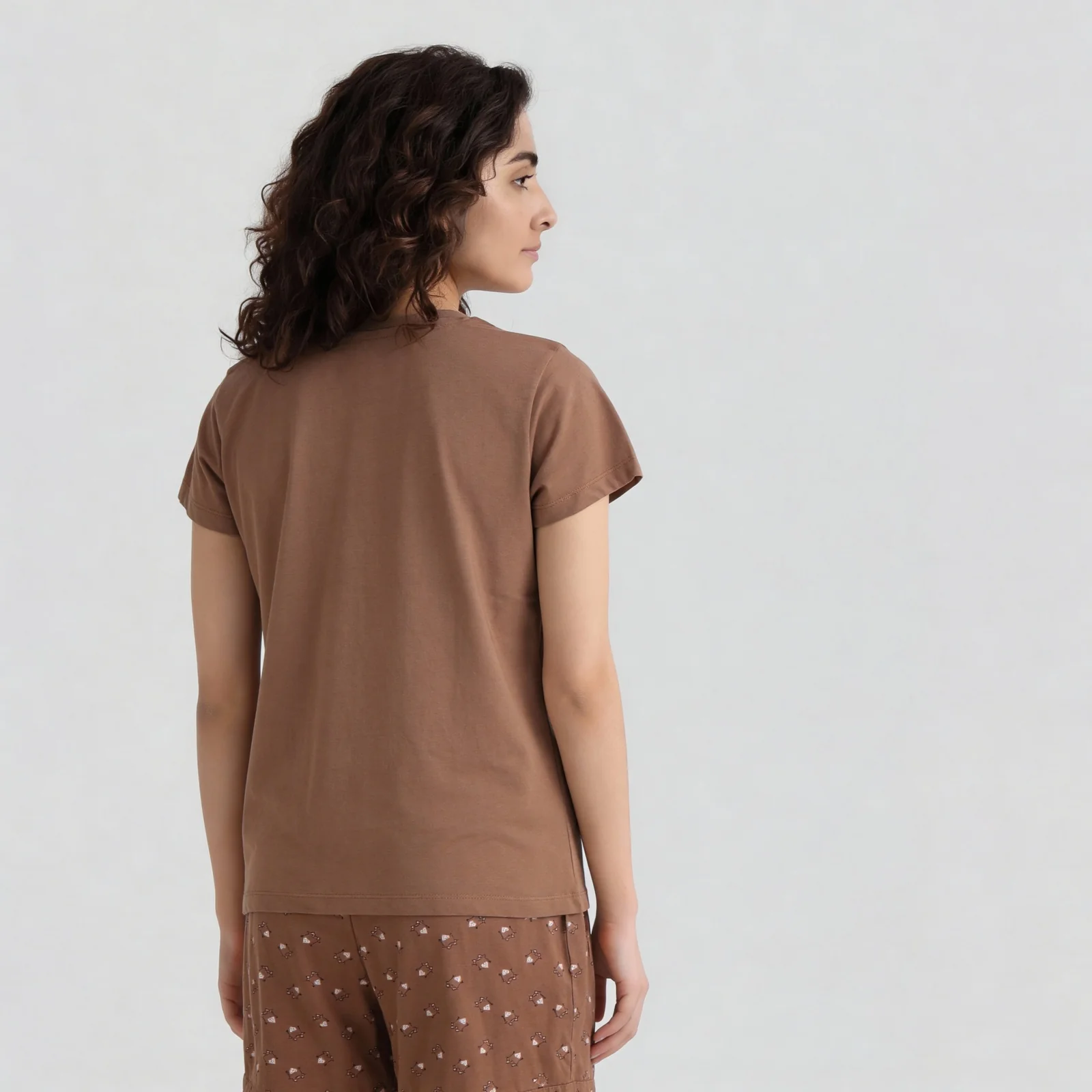 Cotton Printed Lounge T-Shirt - Image 3
