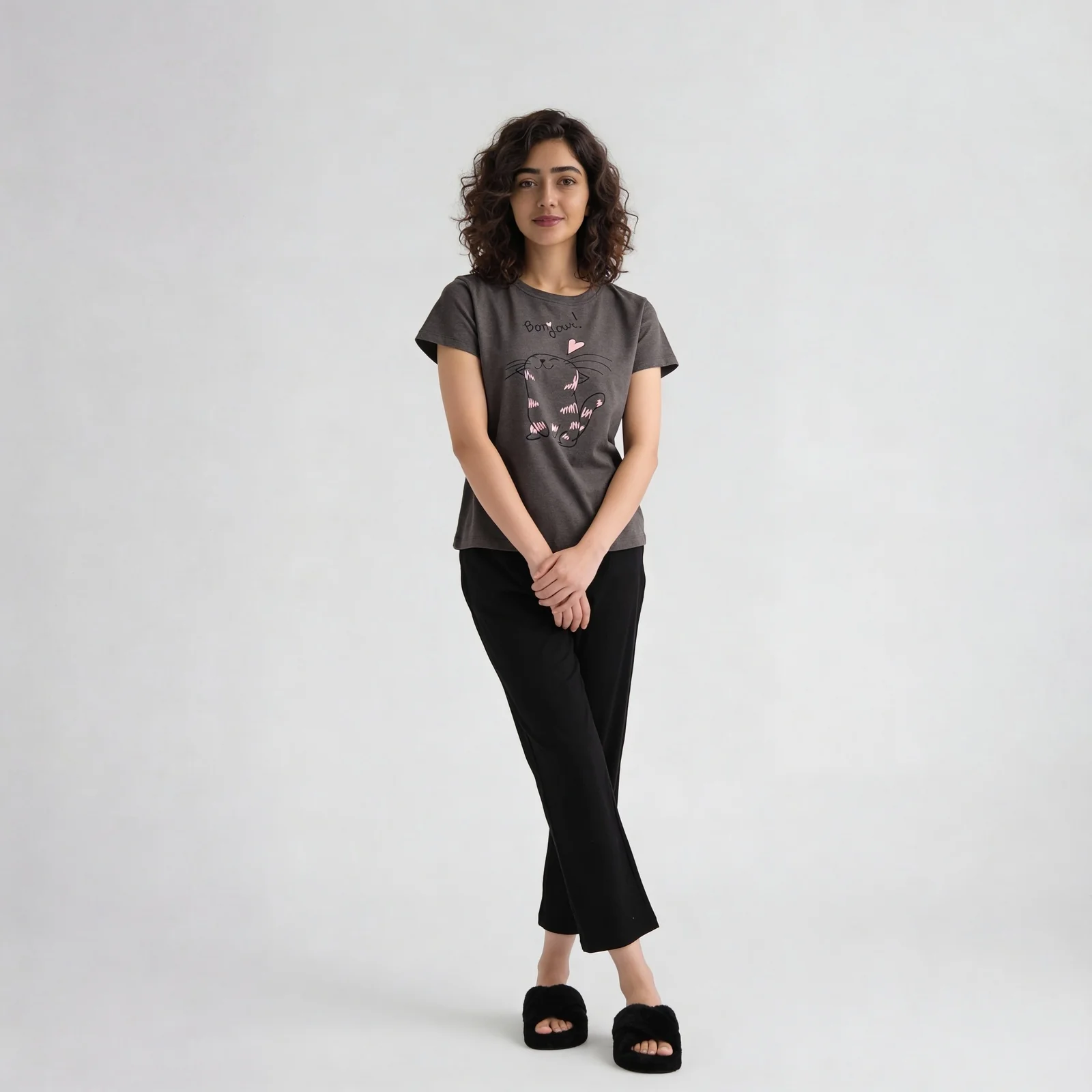 Cotton Printed Lounge T-Shirt