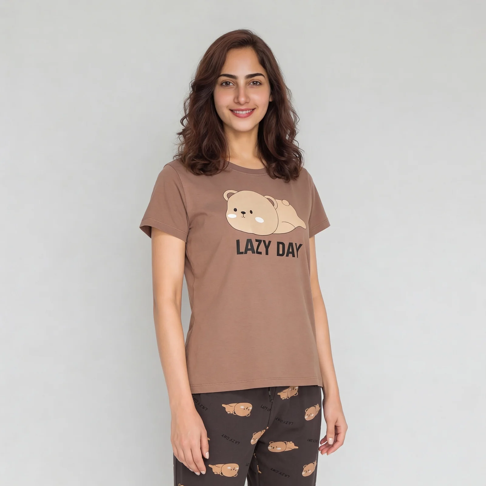 Cotton Printed Lounge T-Shirt - Image 2