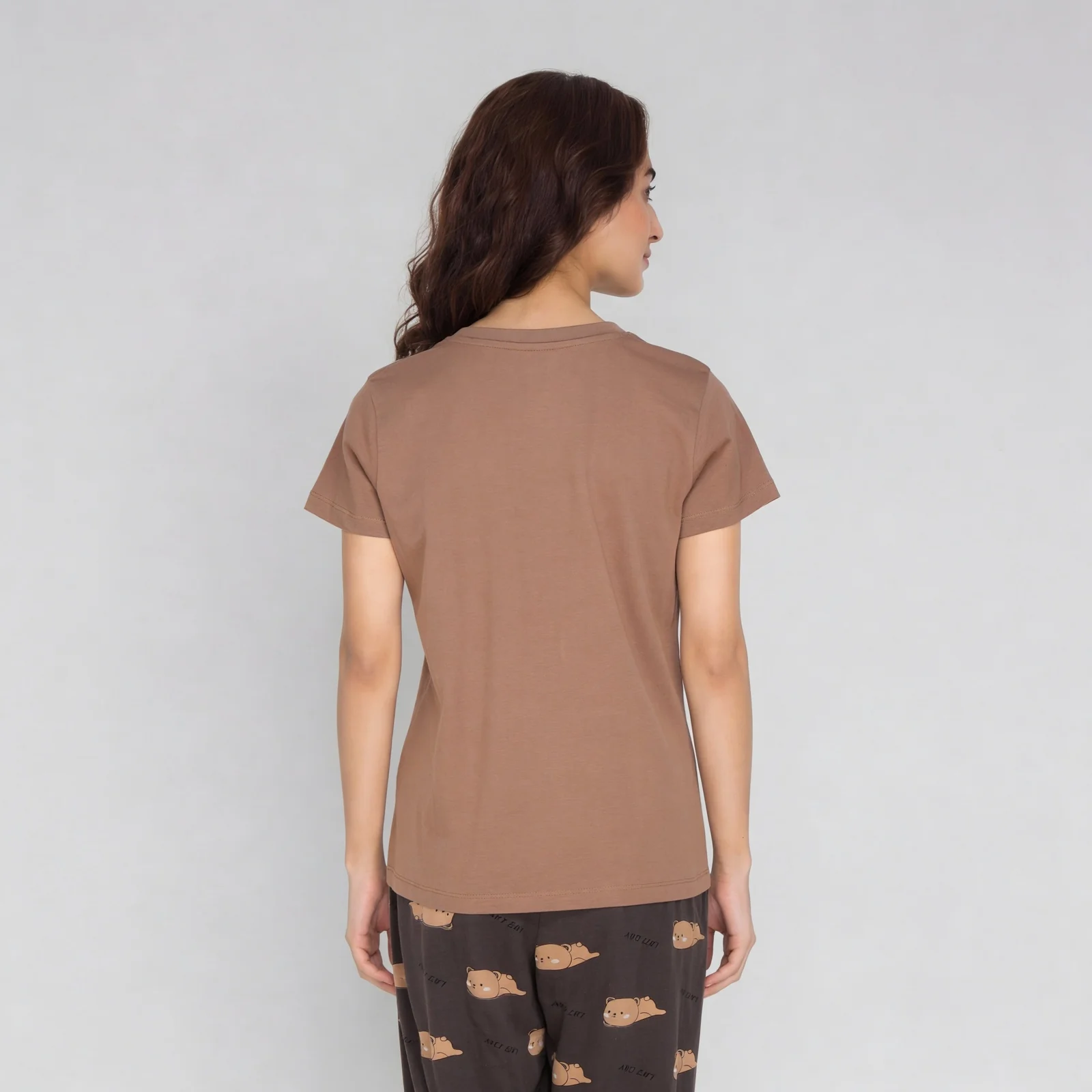 Cotton Printed Lounge T-Shirt - Image 3