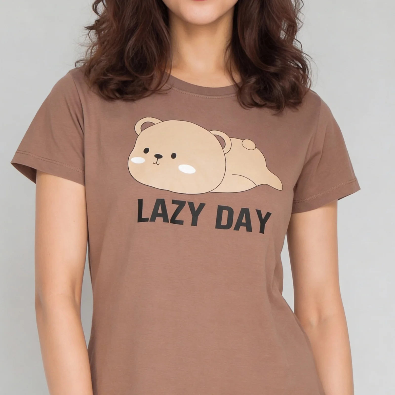 Cotton Printed Lounge T-Shirt - Image 4