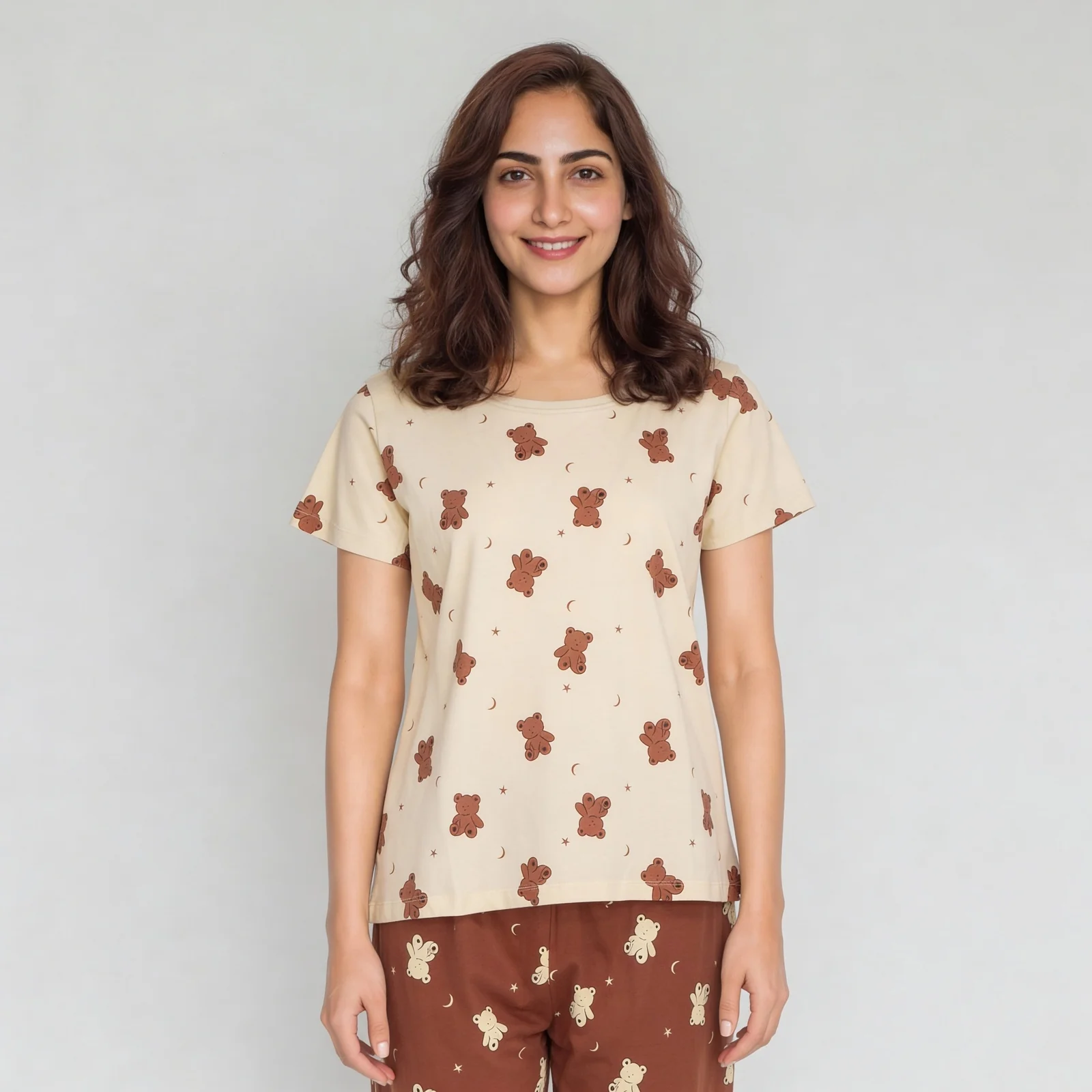 Cotton Printed Lounge T-Shirt - Image 2