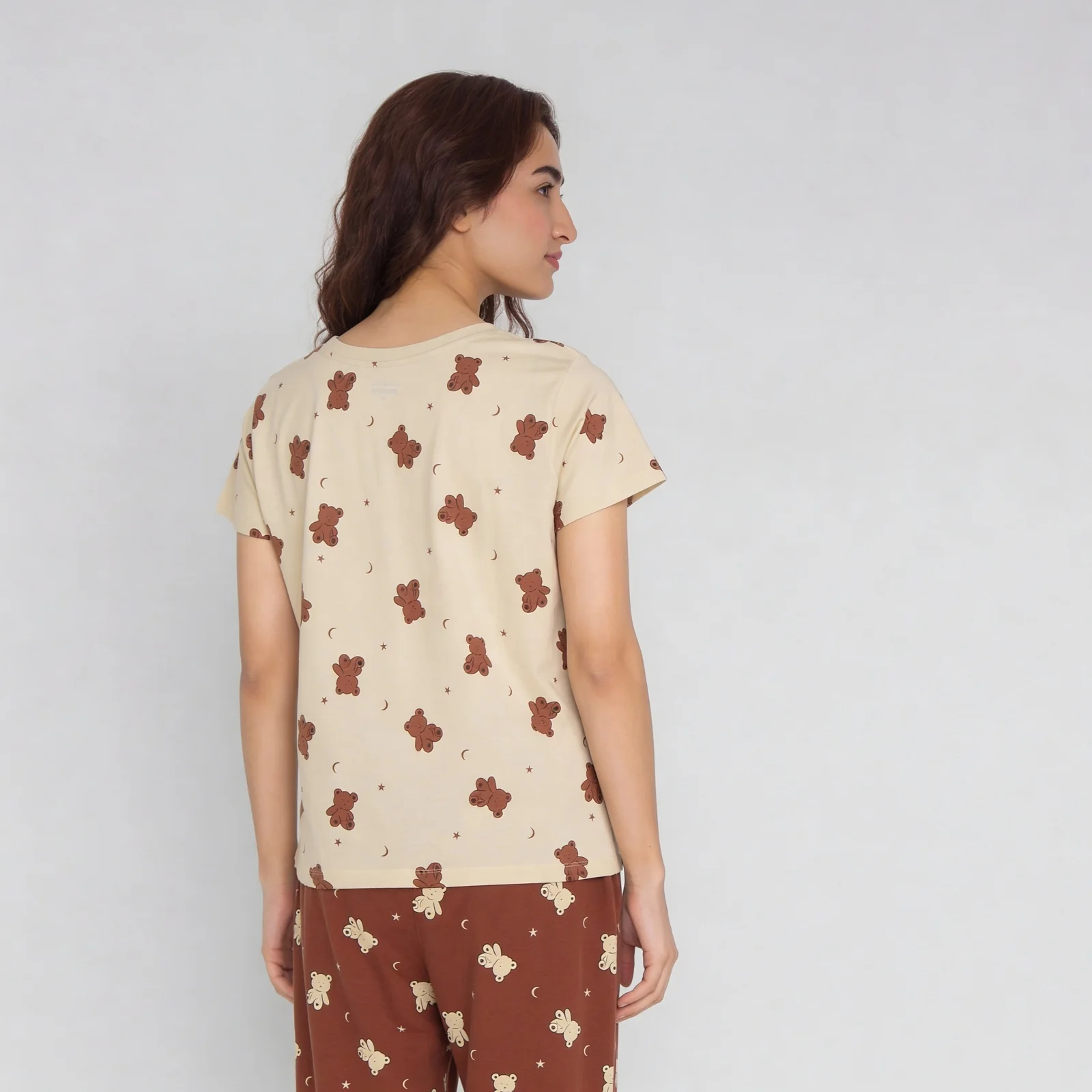 Cotton Printed Lounge T-Shirt - Image 3
