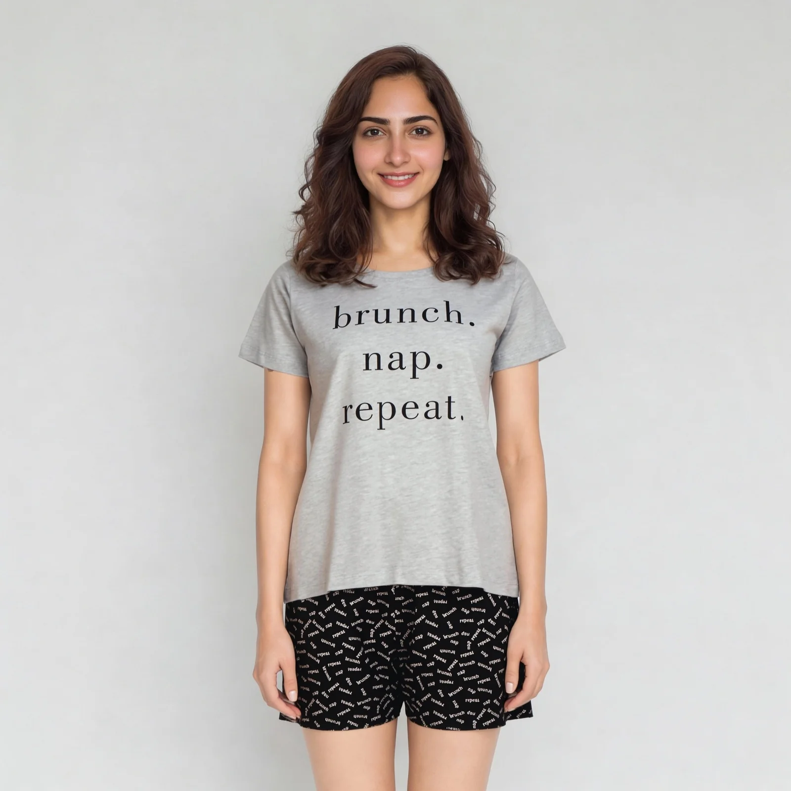 Cotton Printed Lounge T-Shirt - Image 2