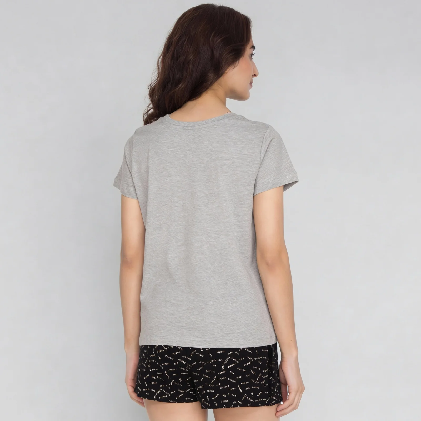 Cotton Printed Lounge T-Shirt - Image 3