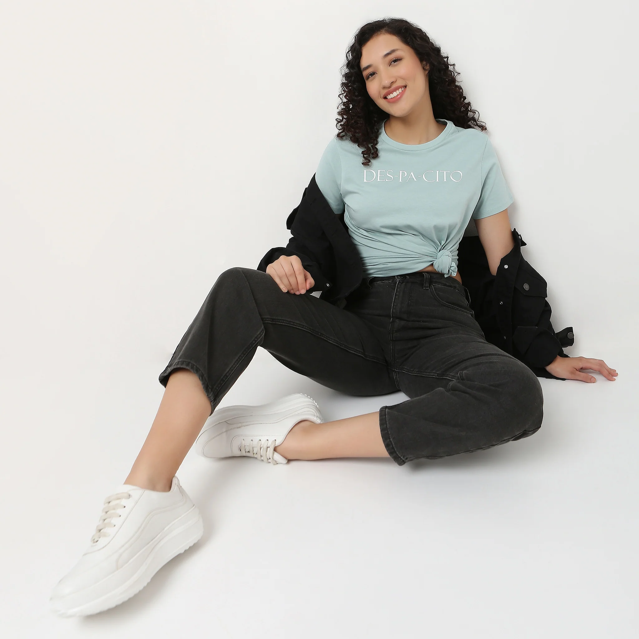 Printed Cotton Crew Neck T-Shirt