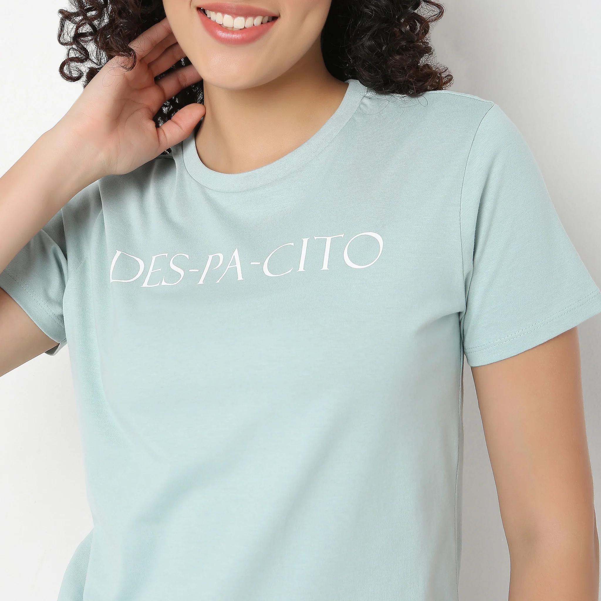 Printed Cotton Crew Neck T-Shirt - Image 4