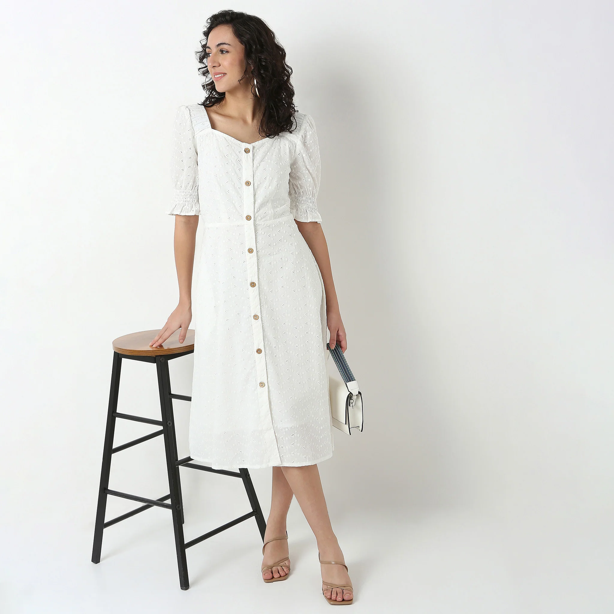 Cotton Schiffi Dress