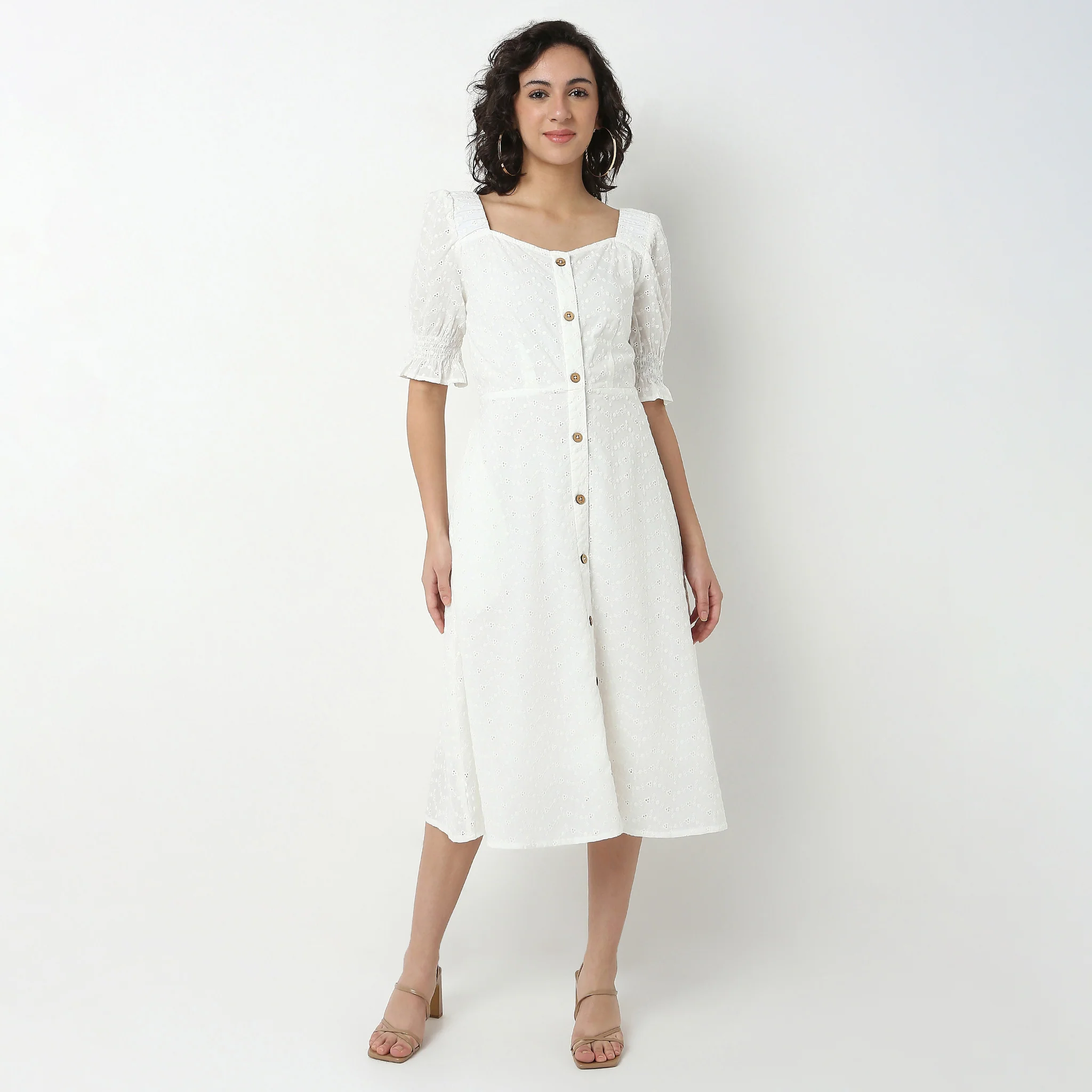 Cotton Schiffi Dress - Image 2