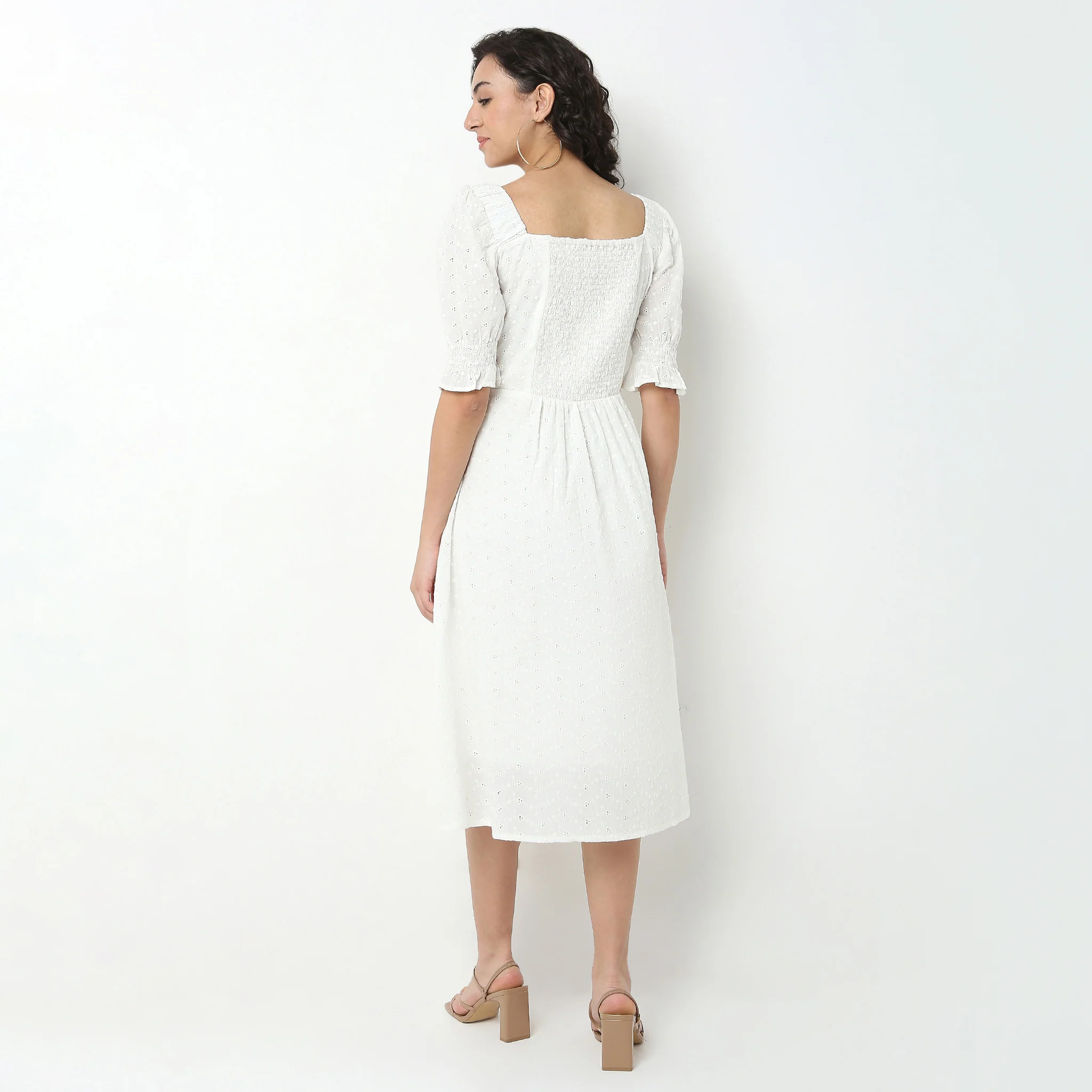 Cotton Schiffi Dress - Image 3