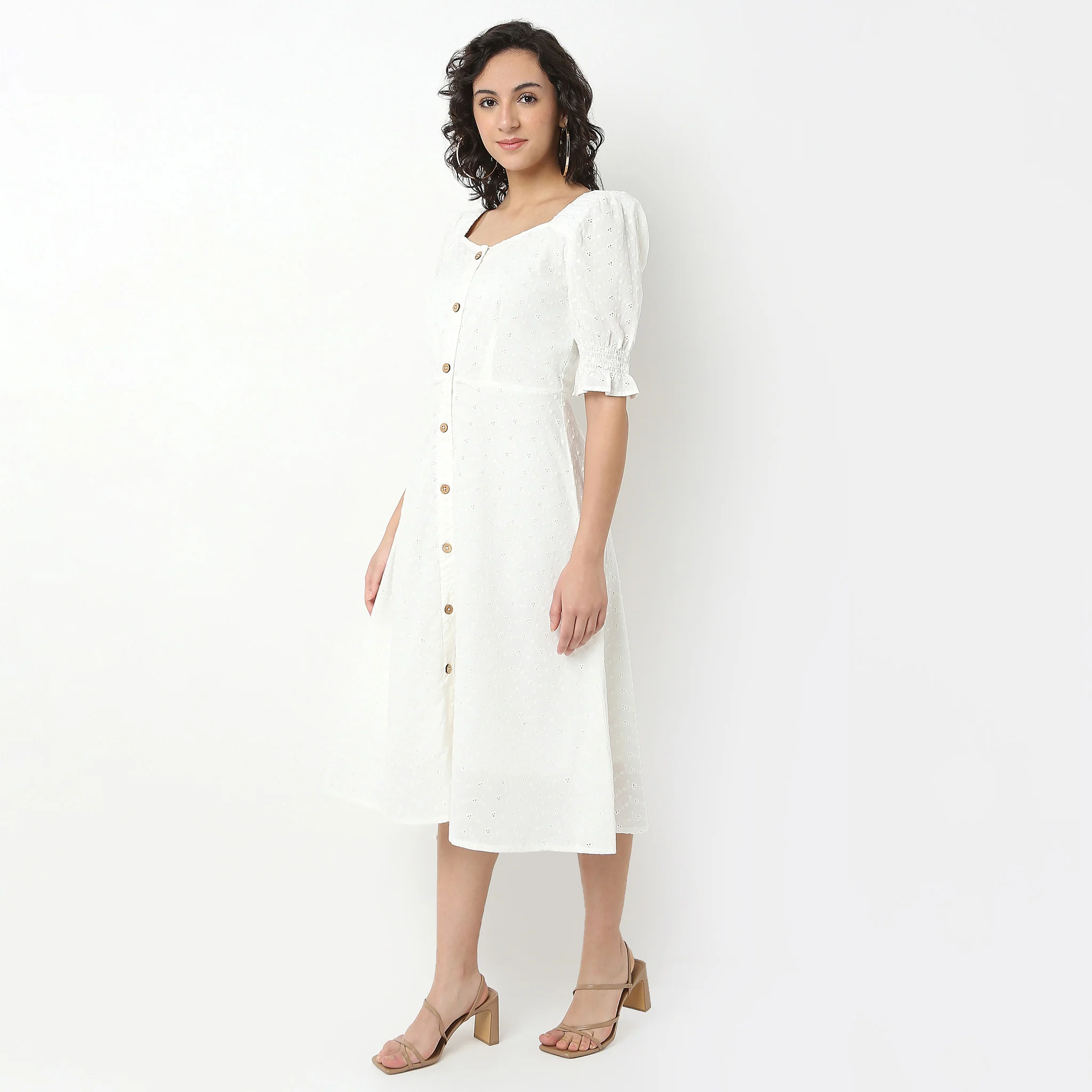 Cotton Schiffi Dress - Image 5