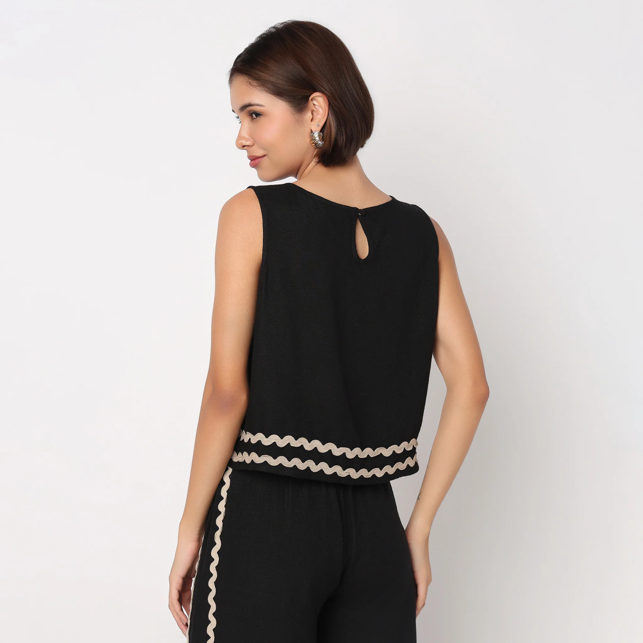 Cotton Sleeveless Top - Image 3