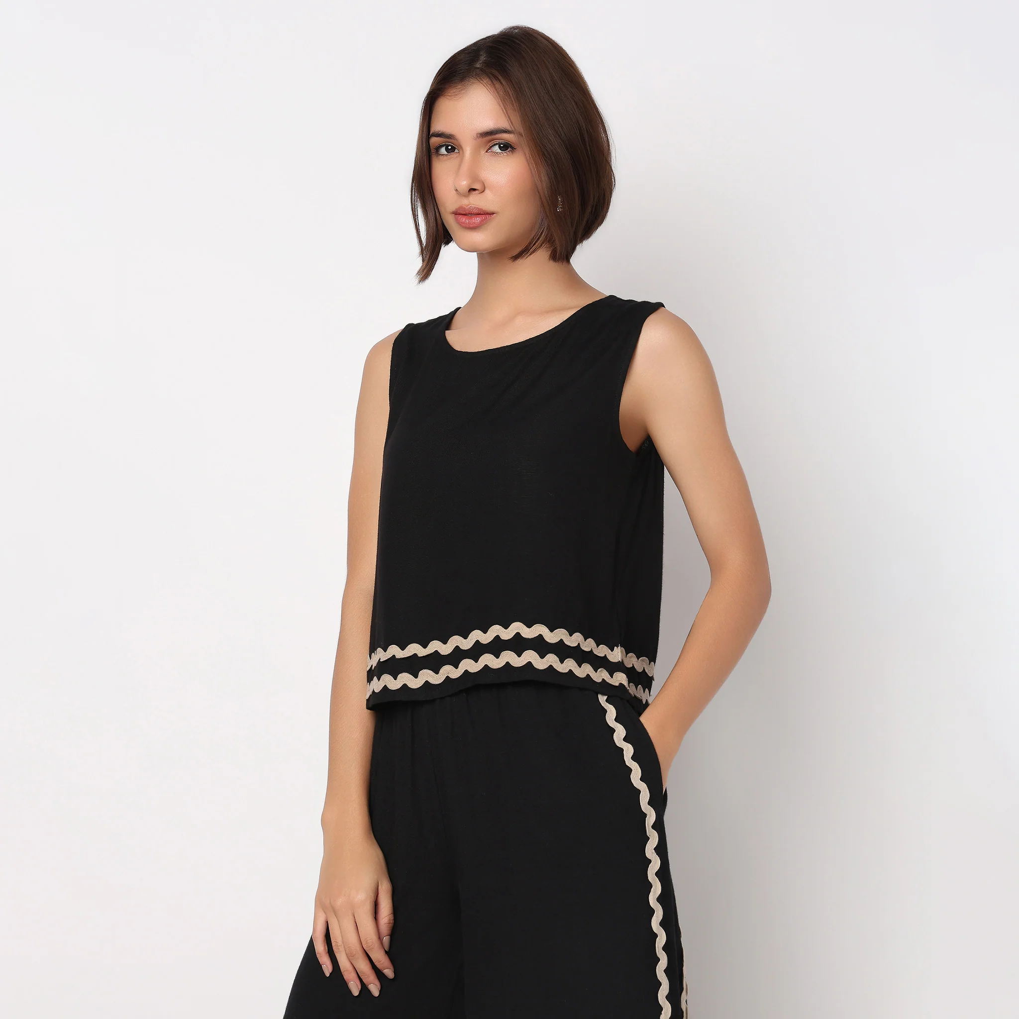 Cotton Sleeveless Top - Image 5