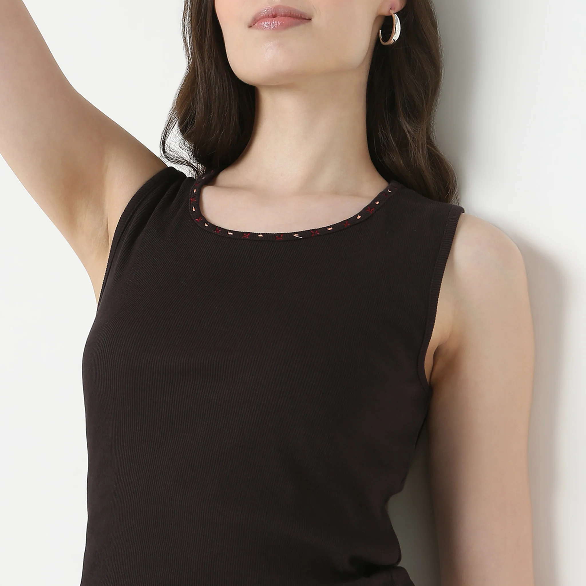 Cotton Slim Fit Crop Top - Image 4