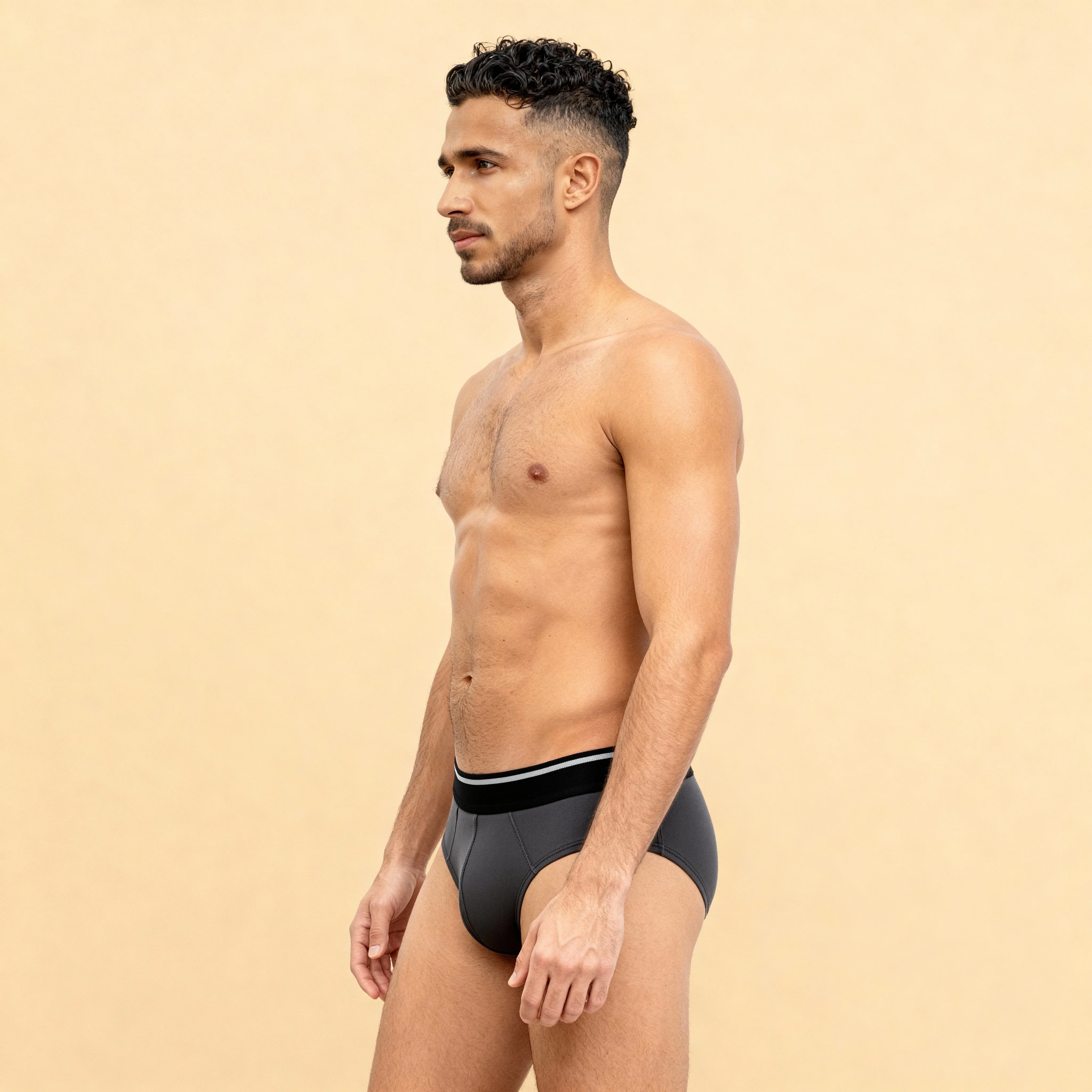 Cotton Solid Briefs - Image 2