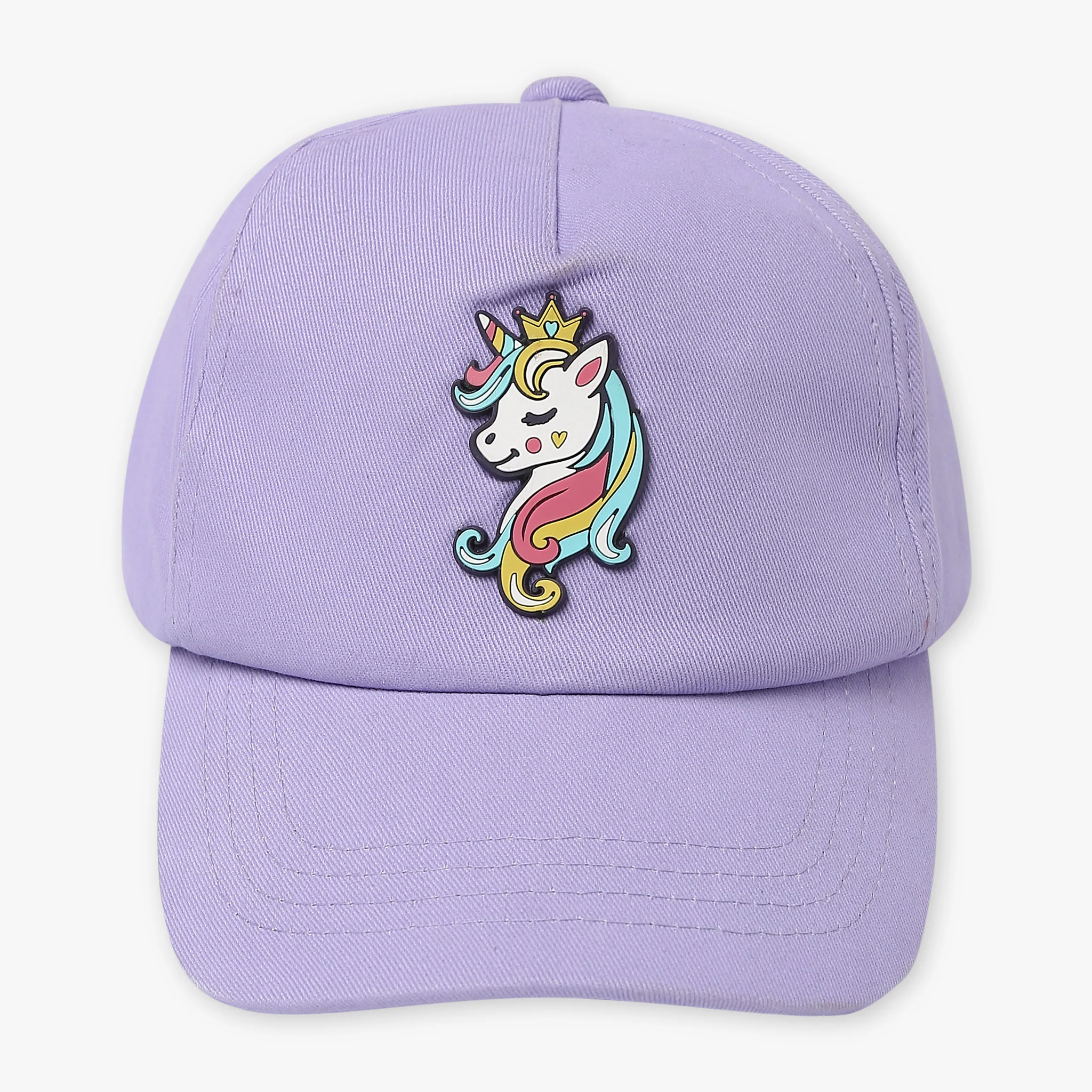Girls Cotton Solid Cap