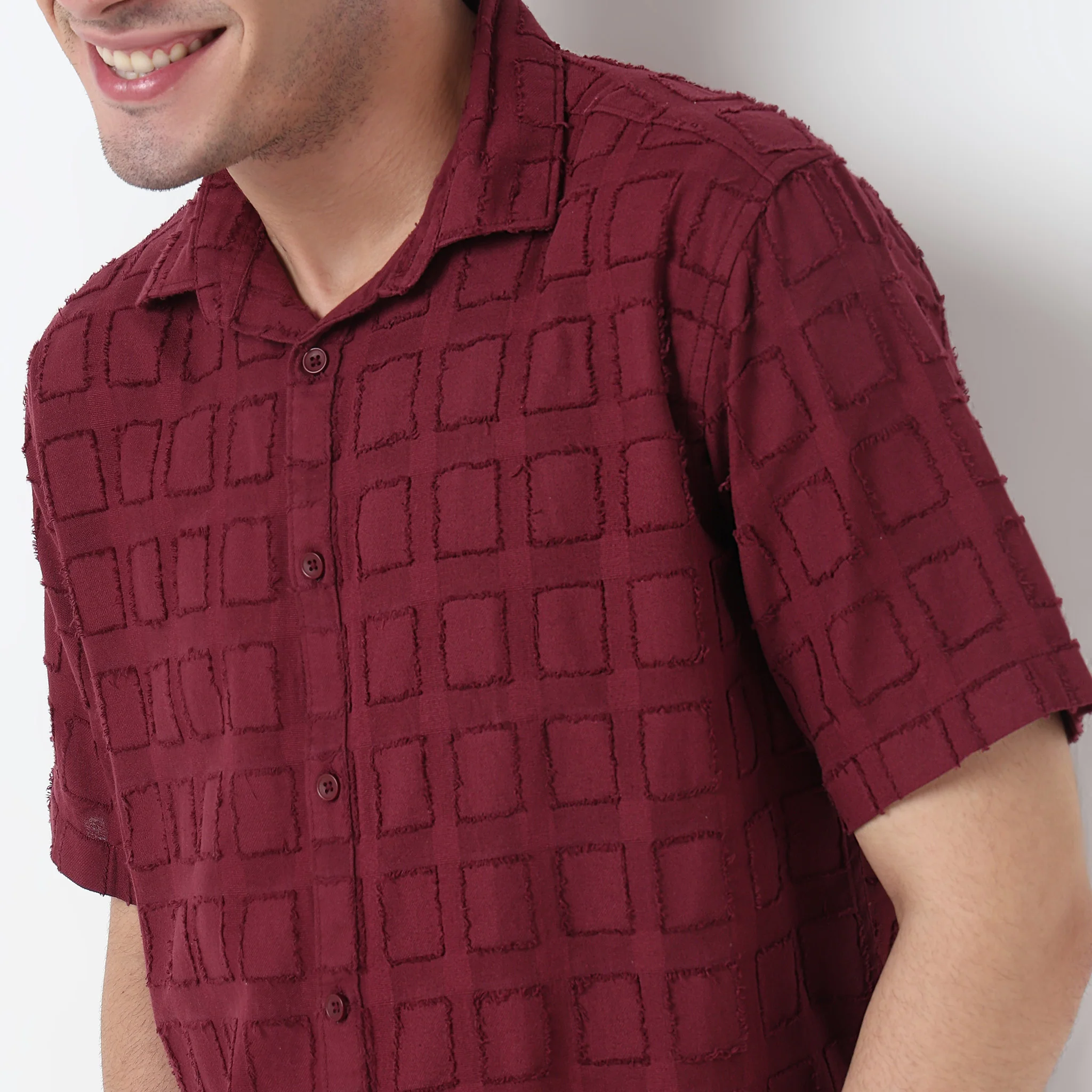 Solid Cotton Cuban Shirt - Image 14